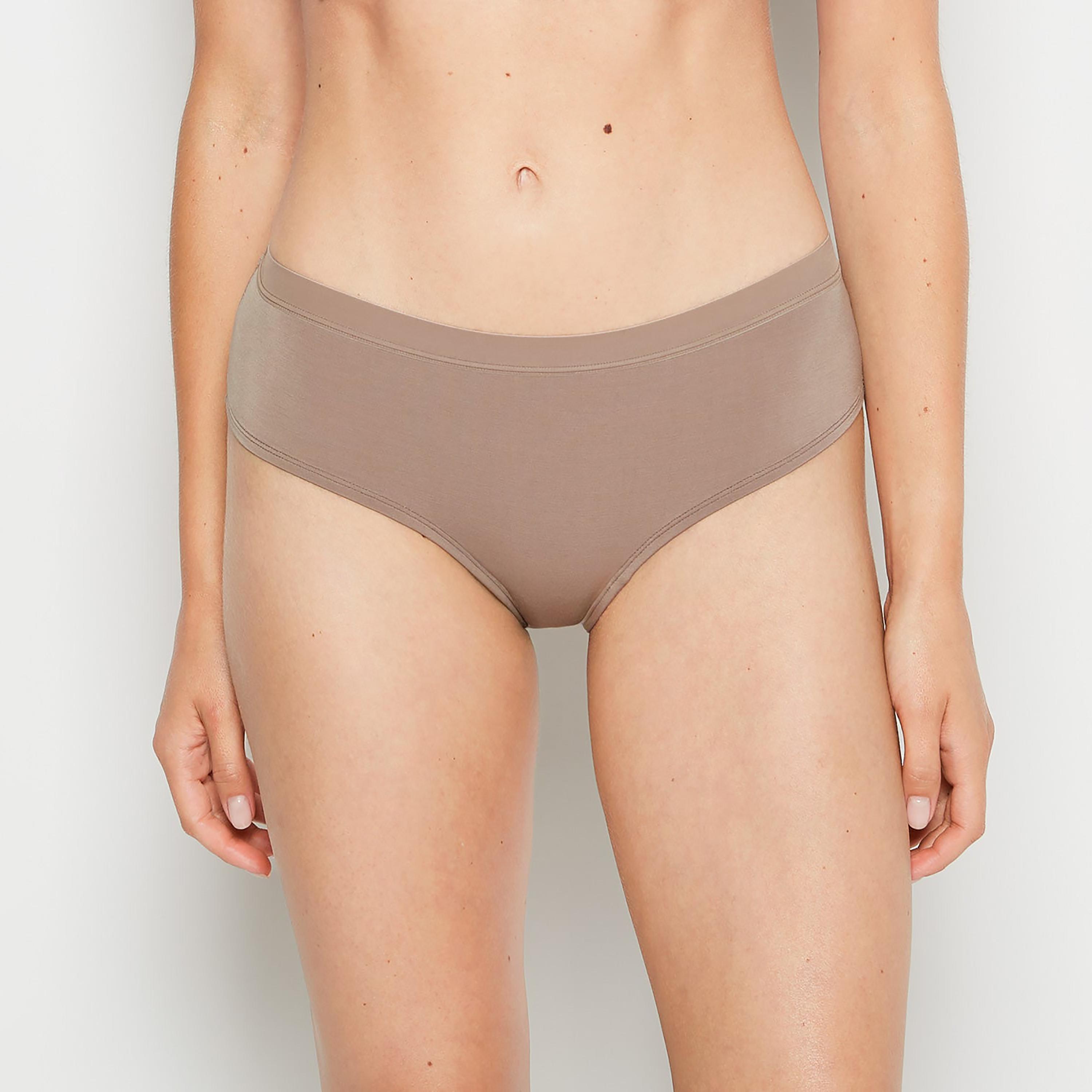 سروال داخلي نسائي هيبيستر بتغطية متوسطة، مودال فائق النعومة من لا سنزا-women-clothing-lingerie-panties-image-1