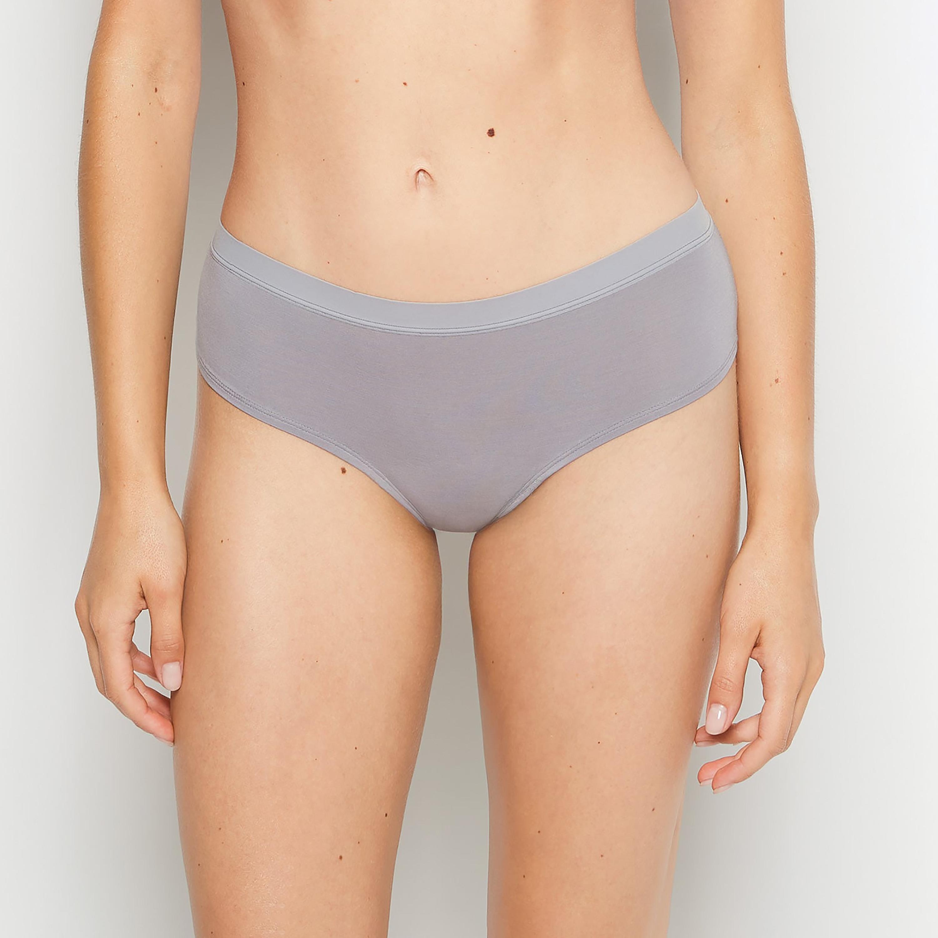 سروال داخلي نسائي هيبيستر بتغطية متوسطة، مودال فائق النعومة من لا سنزا-women-clothing-lingerie-panties-image-1