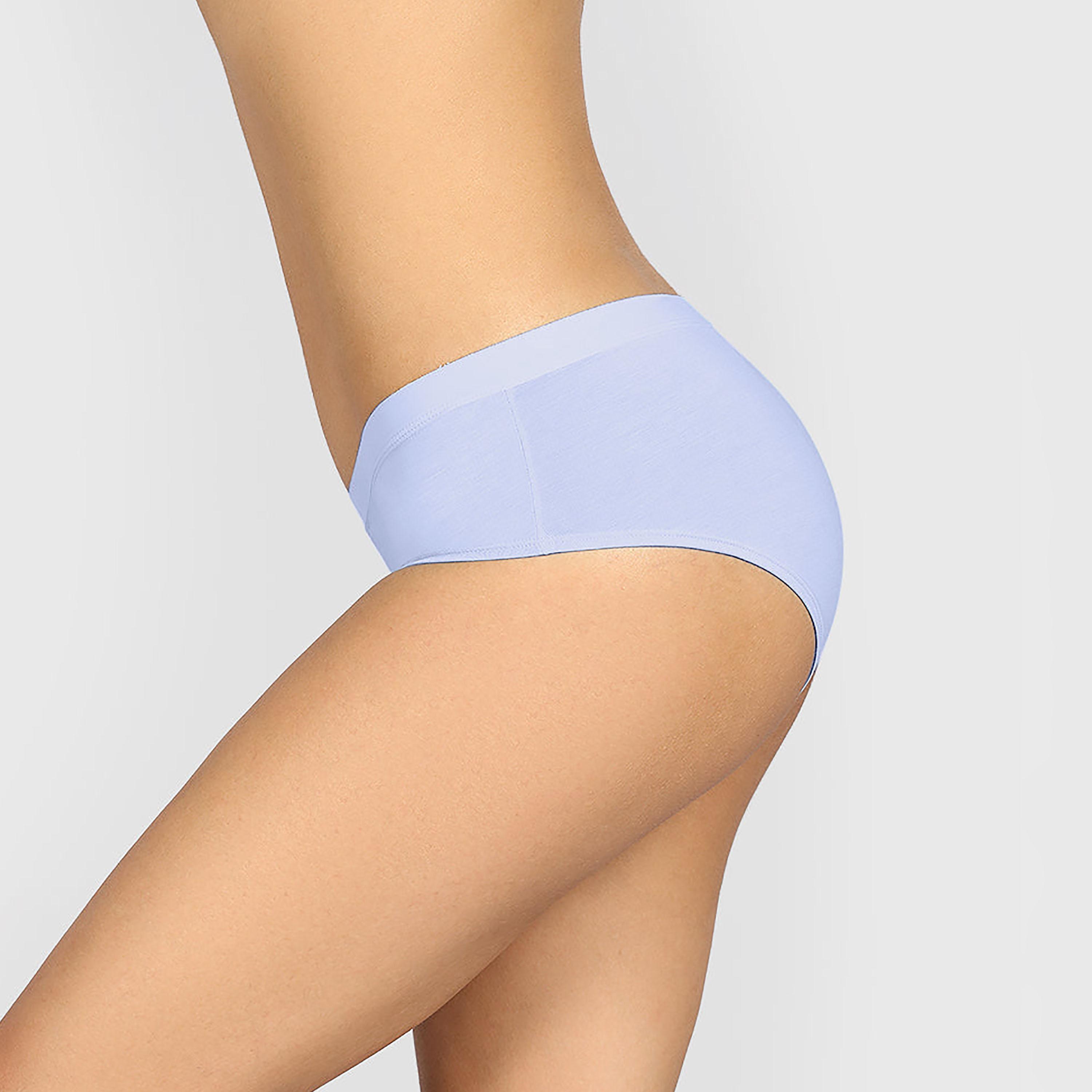 سروال داخلي نسائي هيبيستر بتغطية متوسطة، مودال فائق النعومة من لا سنزا-women-clothing-lingerie-panties-image-3