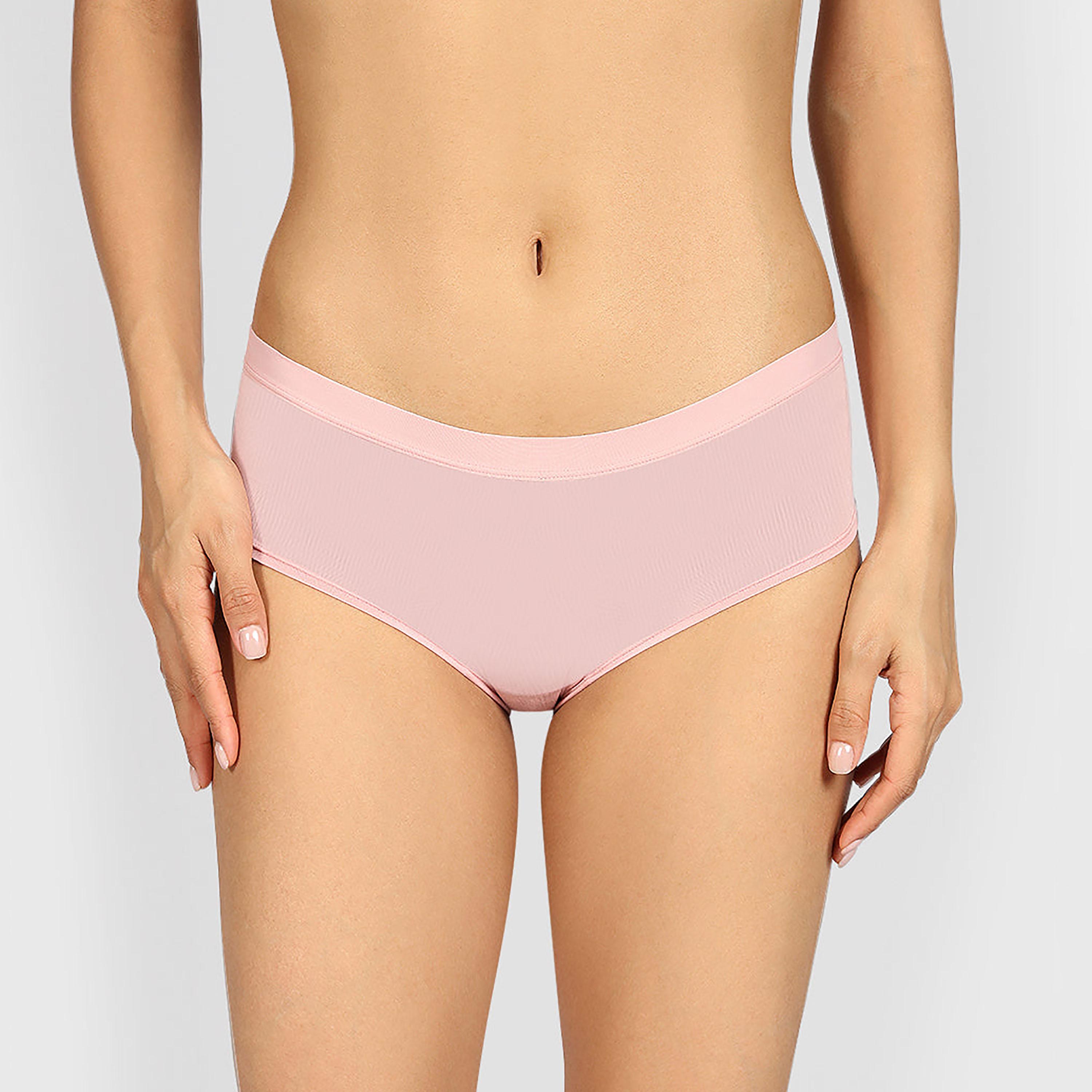 سروال داخلي نسائي هيبيستر بتغطية متوسطة، مودال فائق النعومة من لا سنزا-women-clothing-lingerie-panties-image-1