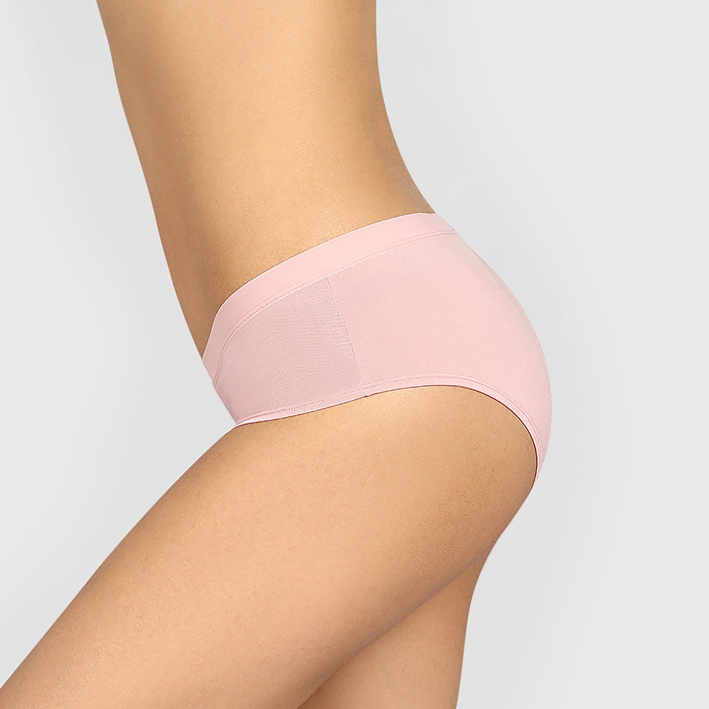 سروال داخلي نسائي هيبيستر بتغطية متوسطة، مودال فائق النعومة من لا سنزا-women-clothing-lingerie-panties-image-2