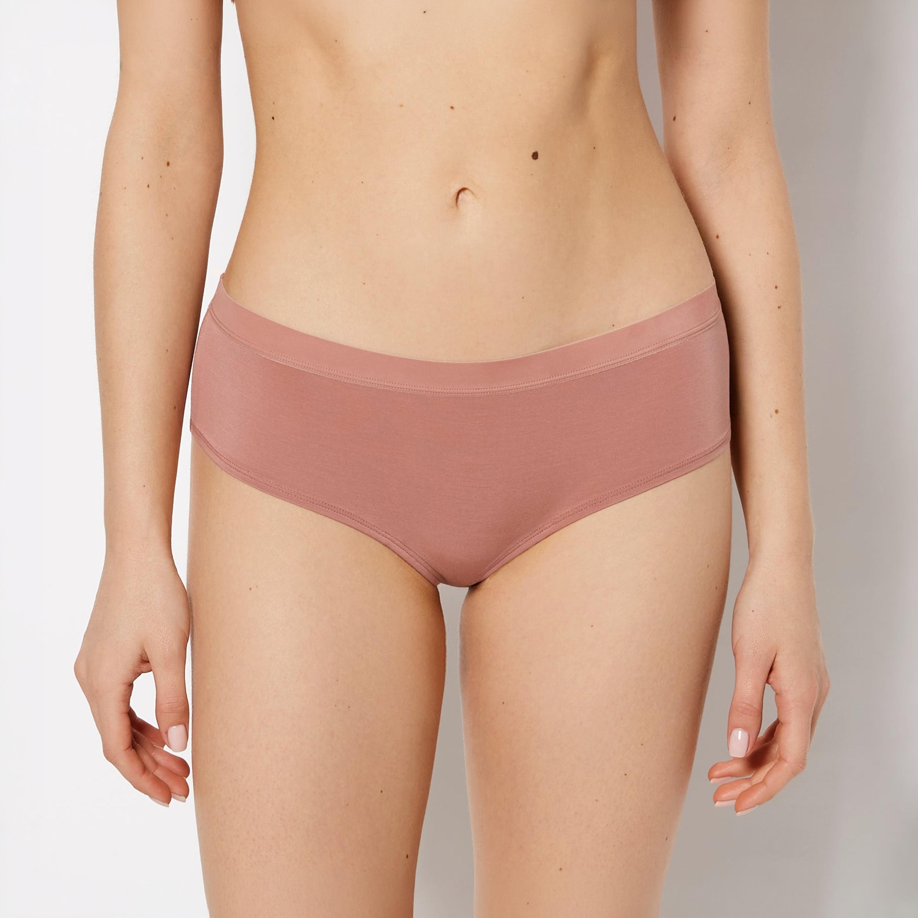 سروال داخلي نسائي هيبيستر بتغطية متوسطة، مودال فائق النعومة من لا سنزا-women-clothing-lingerie-panties-image-1