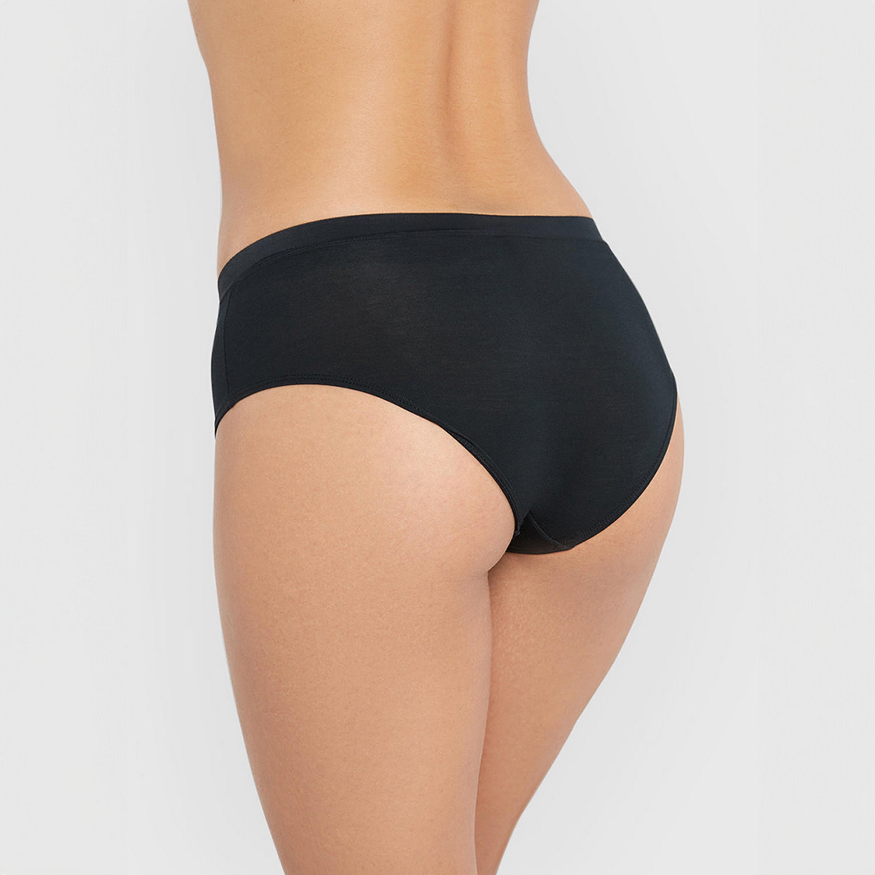سروال داخلي نسائي هيبيستر بتغطية متوسطة، مودال فائق النعومة من لا سنزا-women-clothing-lingerie-panties-image-8
