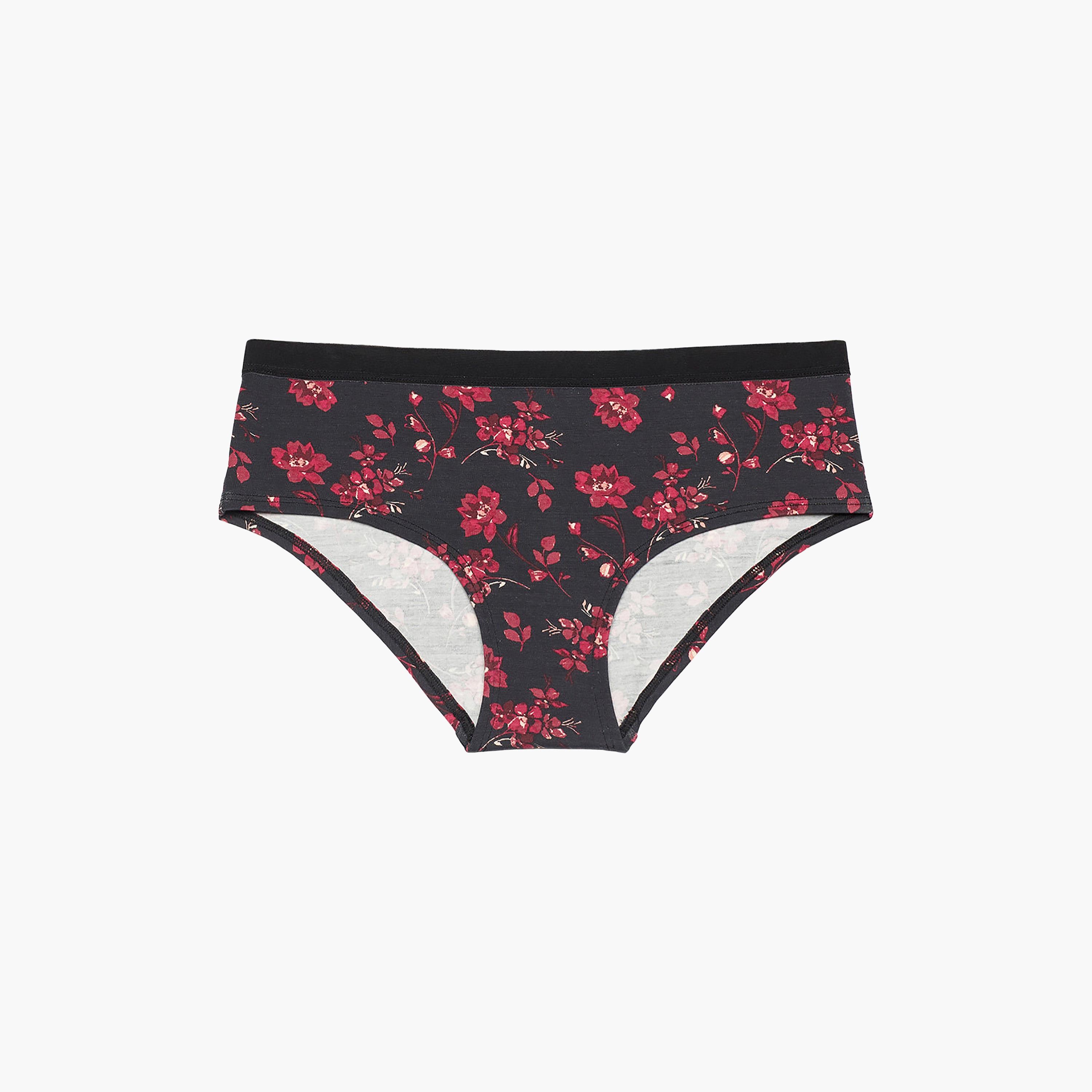 ملابس داخلية نسائية هيبستر مطبوعة مودال ألترا سوفت تغطية متوسطة من لا سينزا-women-clothing-lingerie-panties-image-8