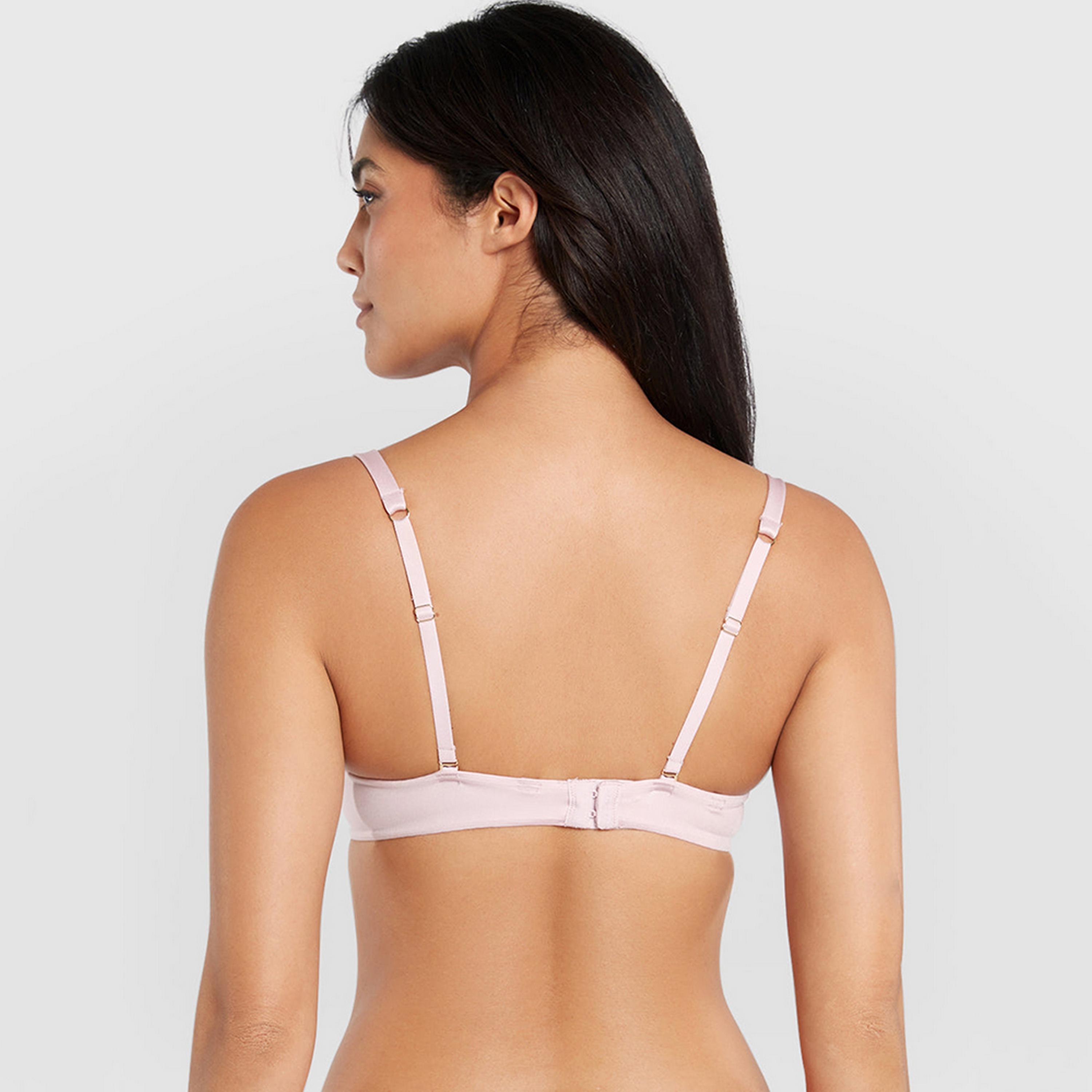 La Senza Obvious Wired Medium Support Lightly Padded Women's Balconette Bra-women-clothing-lingerie-bras-image-4