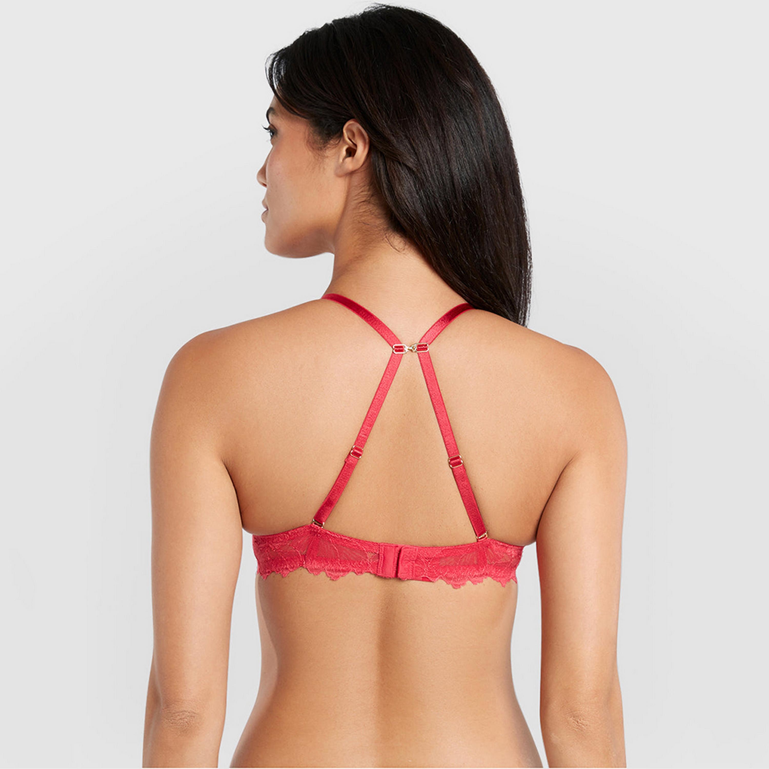 حمالة صدر نسائية دبل بوش أب بأسلاك وداعمة عالية ومبطنة "هيلو شوغر" من لا سنزا-women-clothing-lingerie-bras-image-8