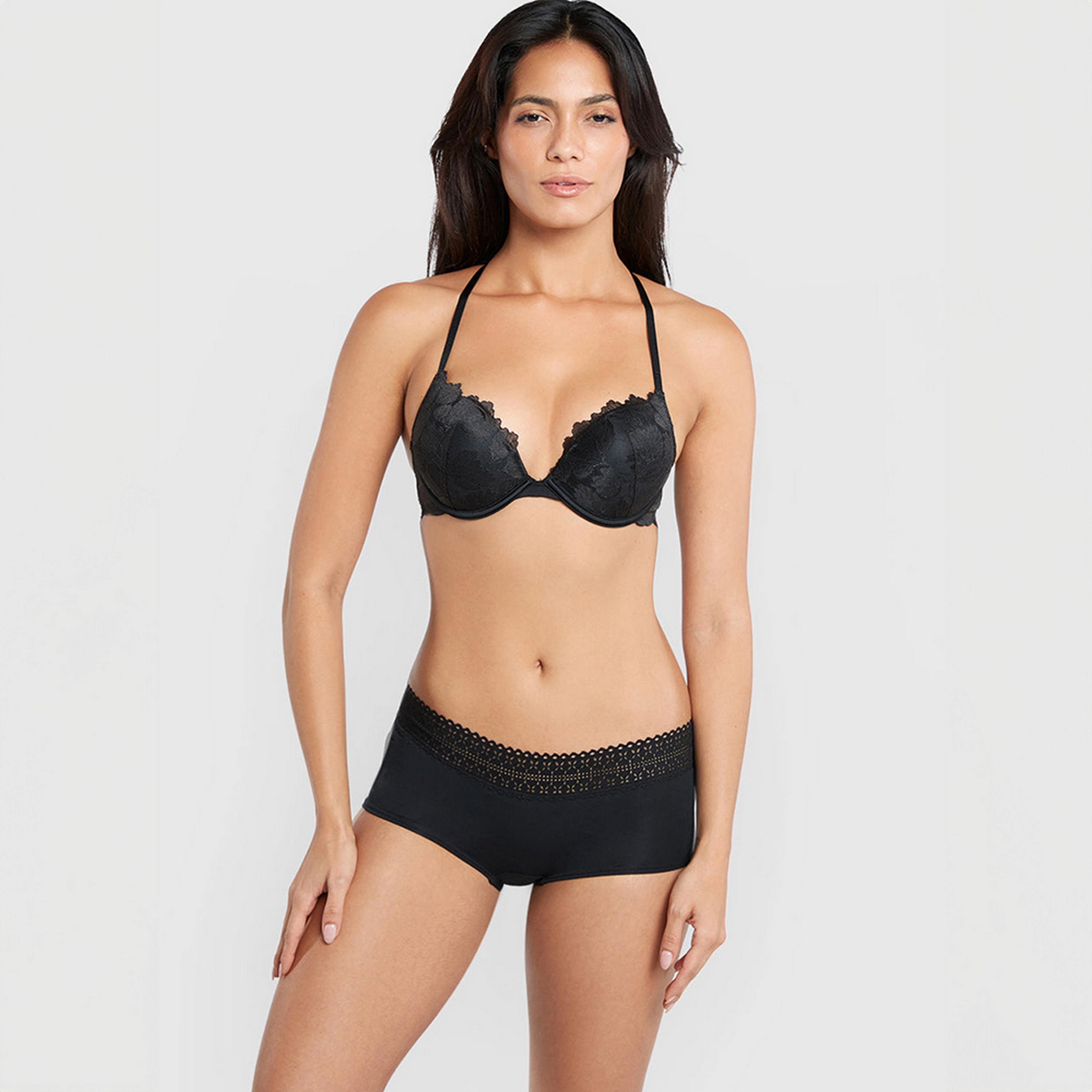 La Senza Remix Cotton Full Coverage Women's Boyshorts-women-clothing-lingerie-panties-image-2
