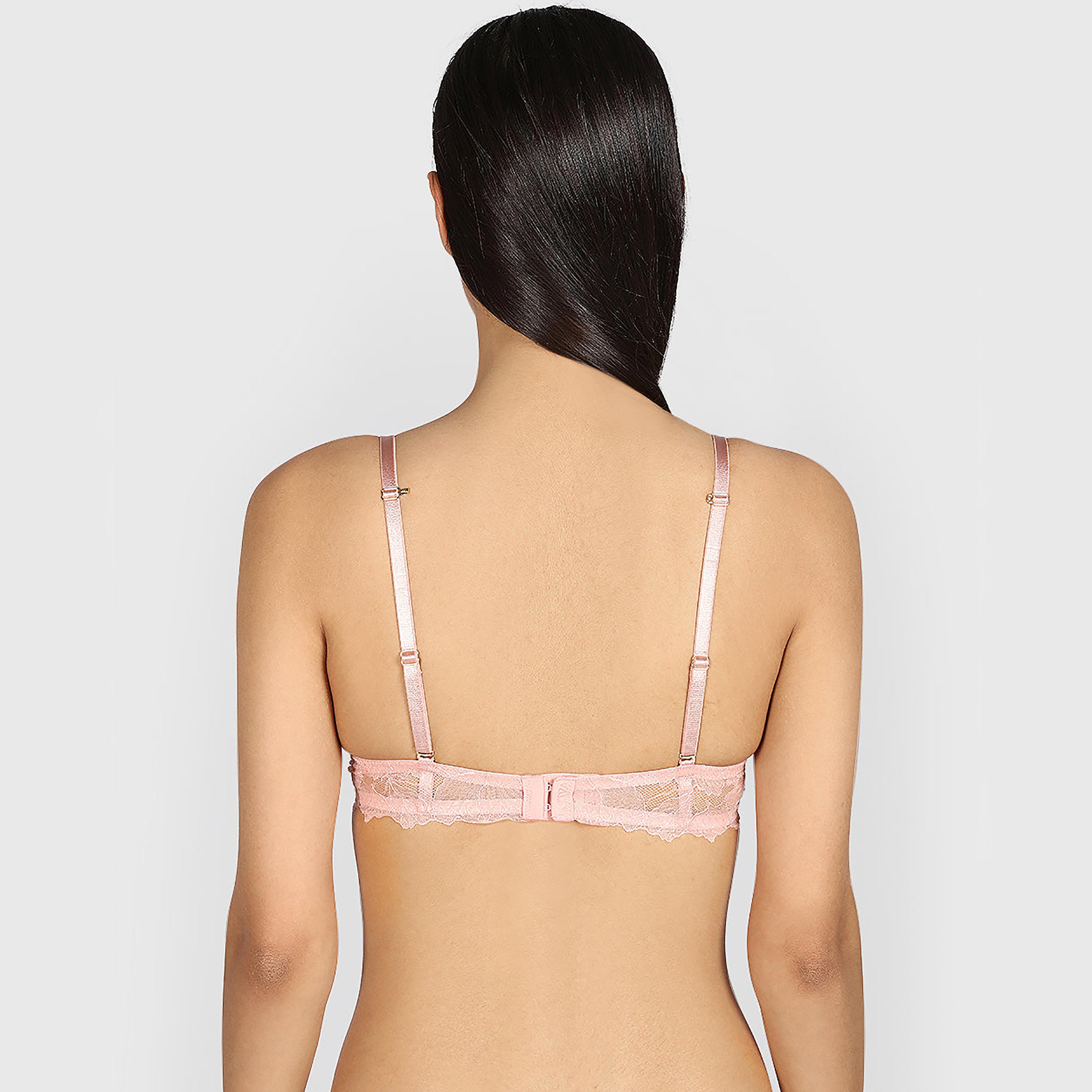 La Senza Beyong Sexy Lace Wired High Support Gel Padded Women's Plunge Bra-women-clothing-lingerie-bras-image-4