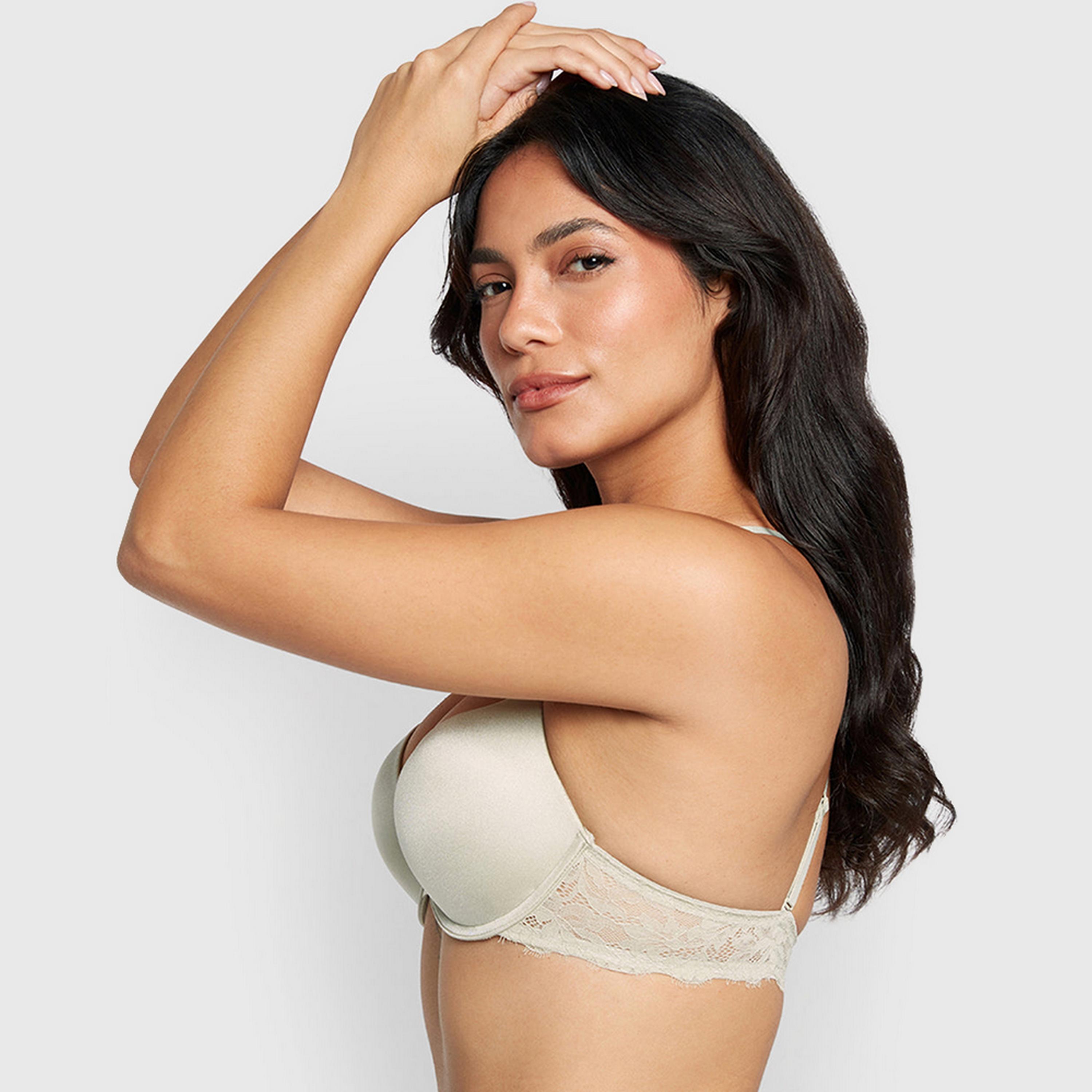 حمالة صدر نسائية دبل بوش أب بأسلاك وداعمة عالية ومبطنة "هيلو شوغر" من لا سنزا-women-clothing-lingerie-bras-image-6