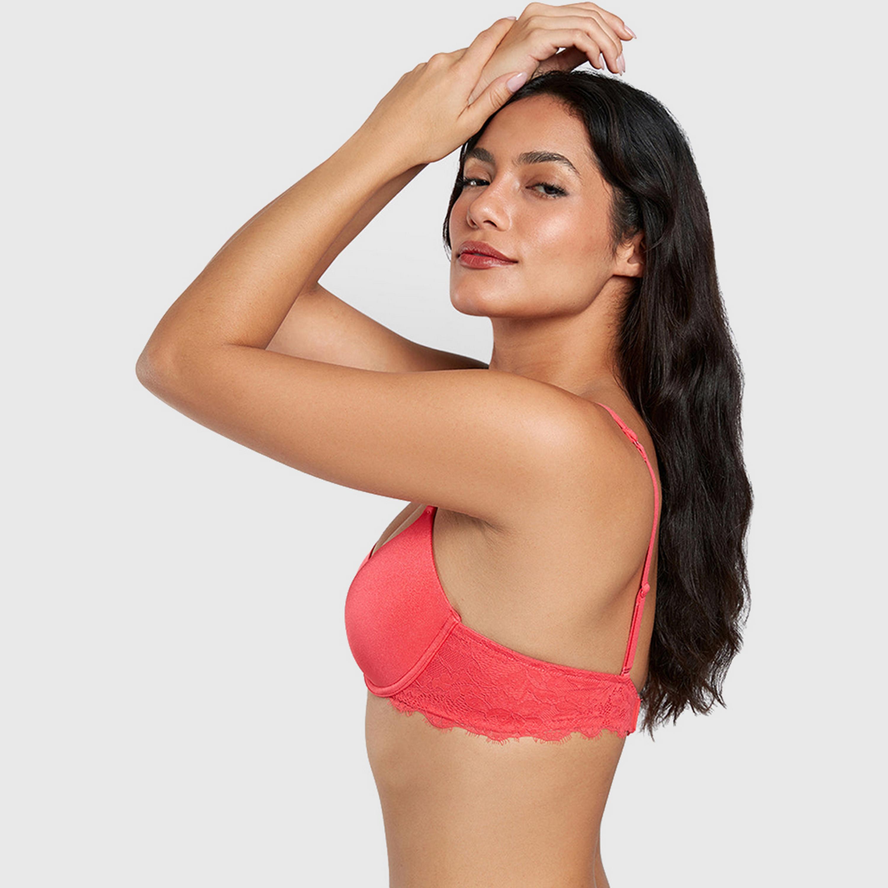 حمالة صدر نسائية بالكونيت بأسلاك وداعمة متوسطة ومبطنة بشكل خفيف وواضحة من لا سنزا-women-clothing-lingerie-bras-image-2