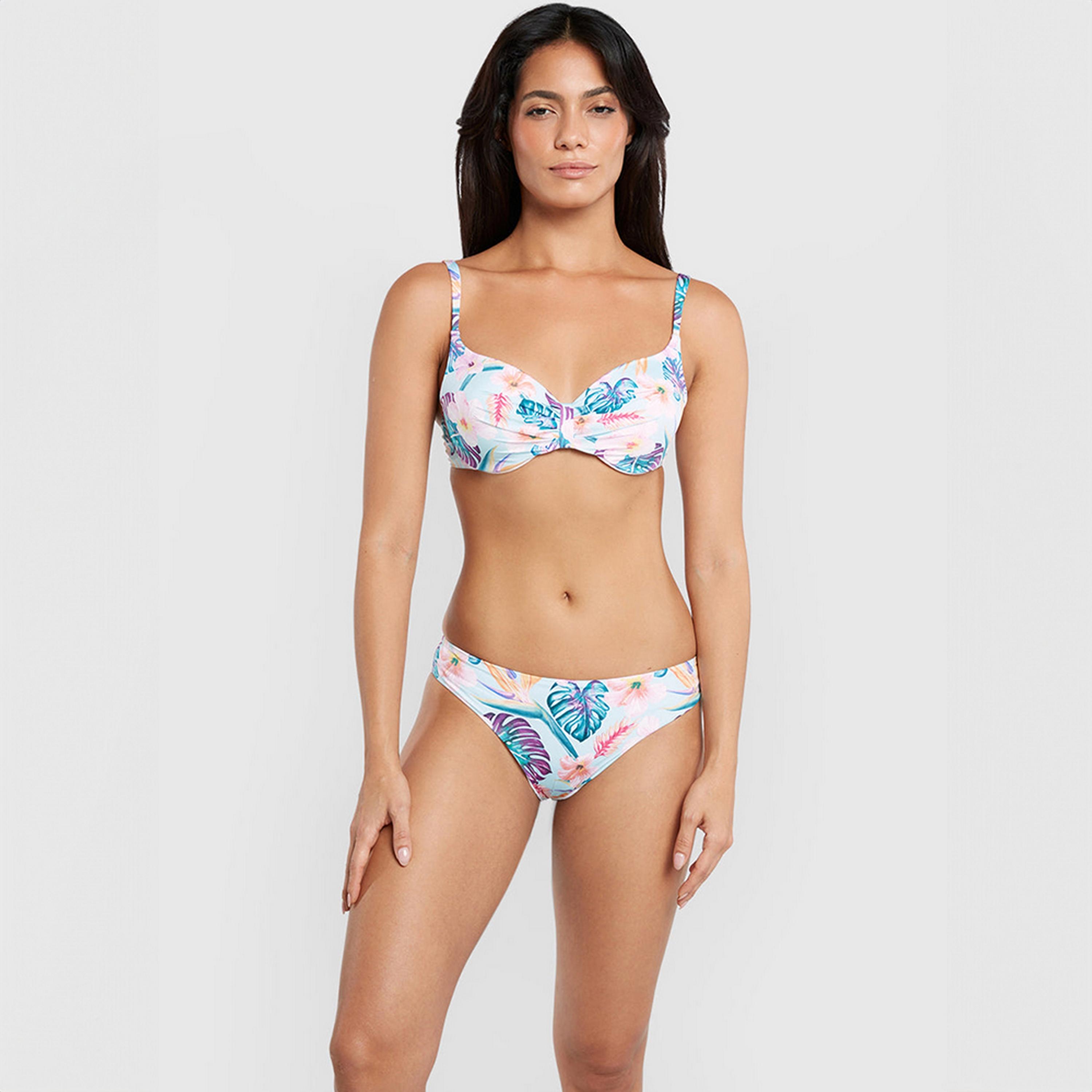 La Senza White Printed Women's Bikini Briefs-women-clothing-swimandbeach-bikinis-image-2