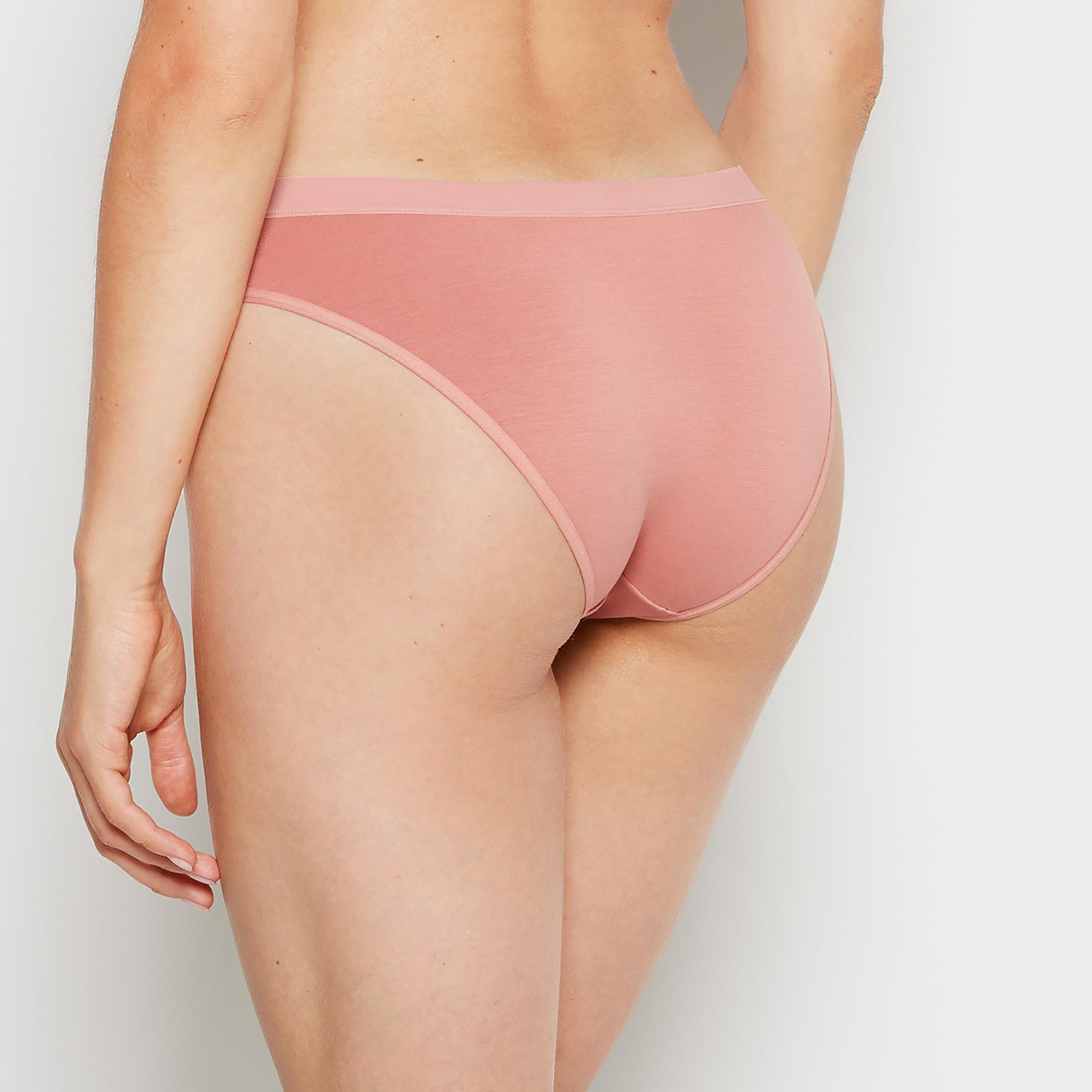 ملابس داخلية نسائية بيكيني تغطية متوسطة مودال ألترا سوفت من لا سينزا-women-clothing-lingerie-panties-image-3