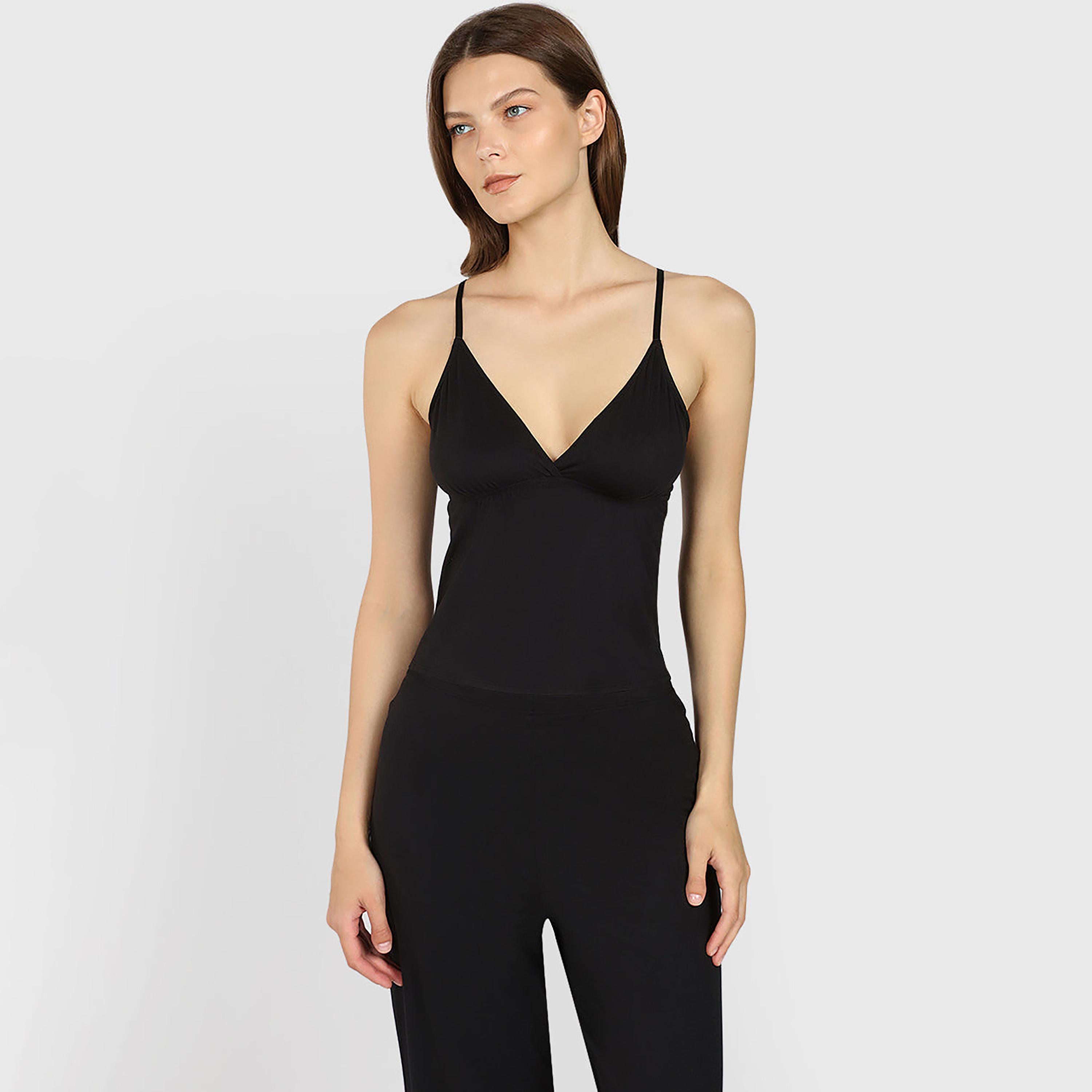 La Senza Plain Strappy Sleeveless Women's Cami Top-women-clothing-nightwear-pyjamas-tops-image-1