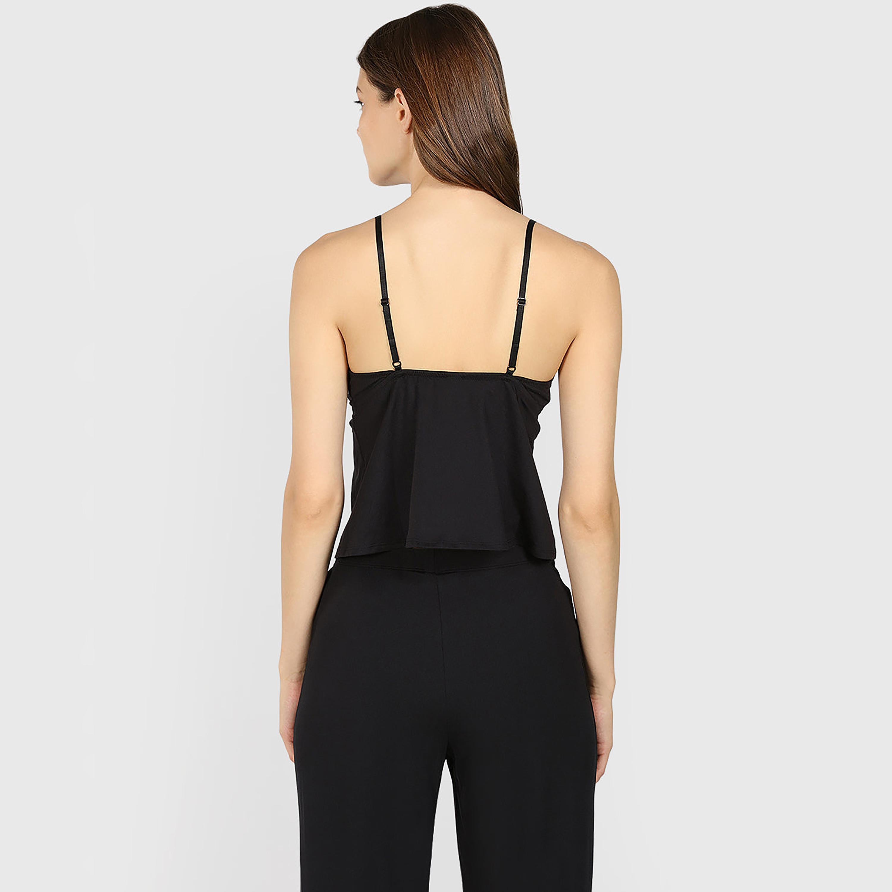 La Senza Plain Strappy Sleeveless Women's Cami Top-women-clothing-nightwear-pyjamas-tops-image-4