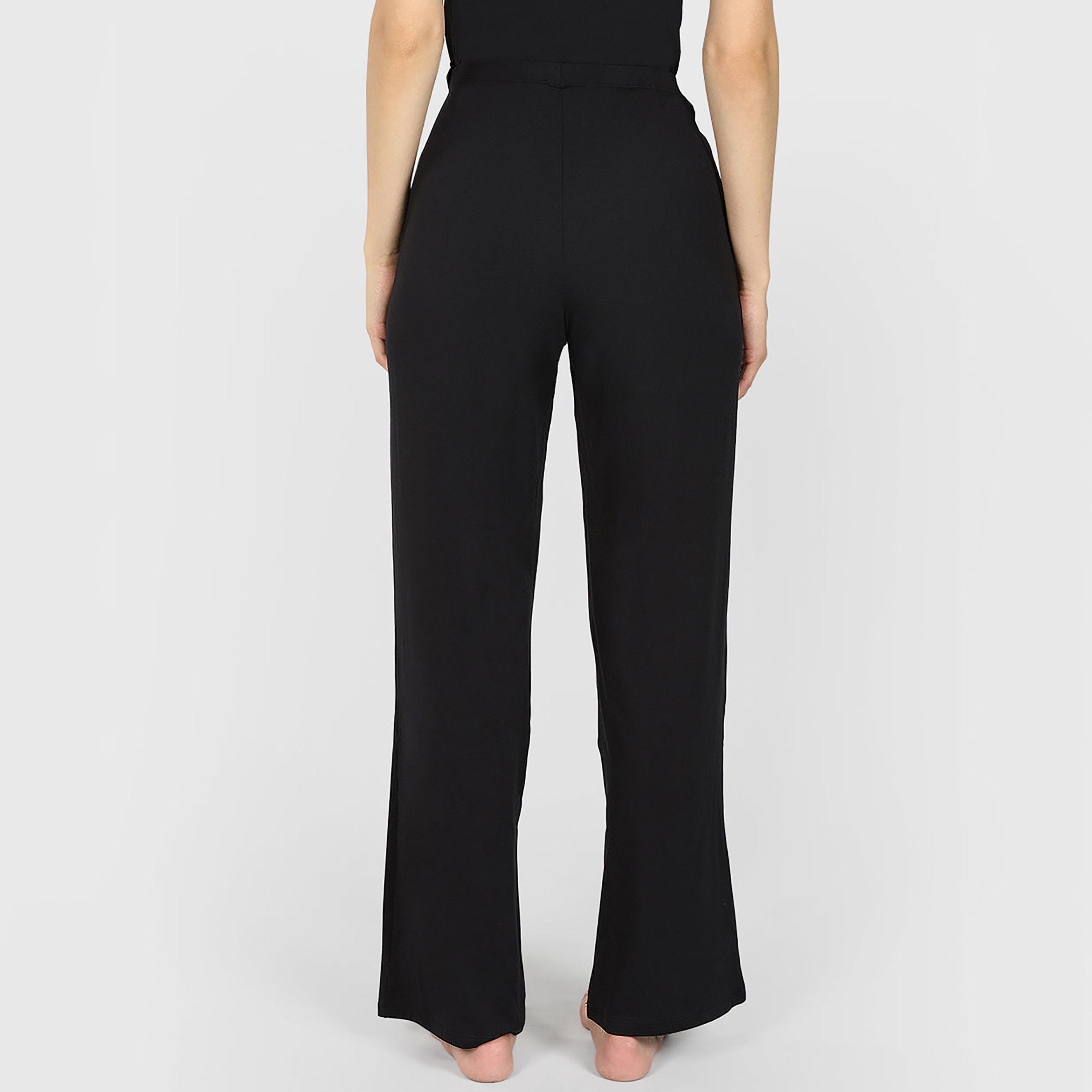 La Senza Plain High-Rise Elasticated Women's Pyjamas-women-clothing-nightwear-pyjamas-bottoms-image-3