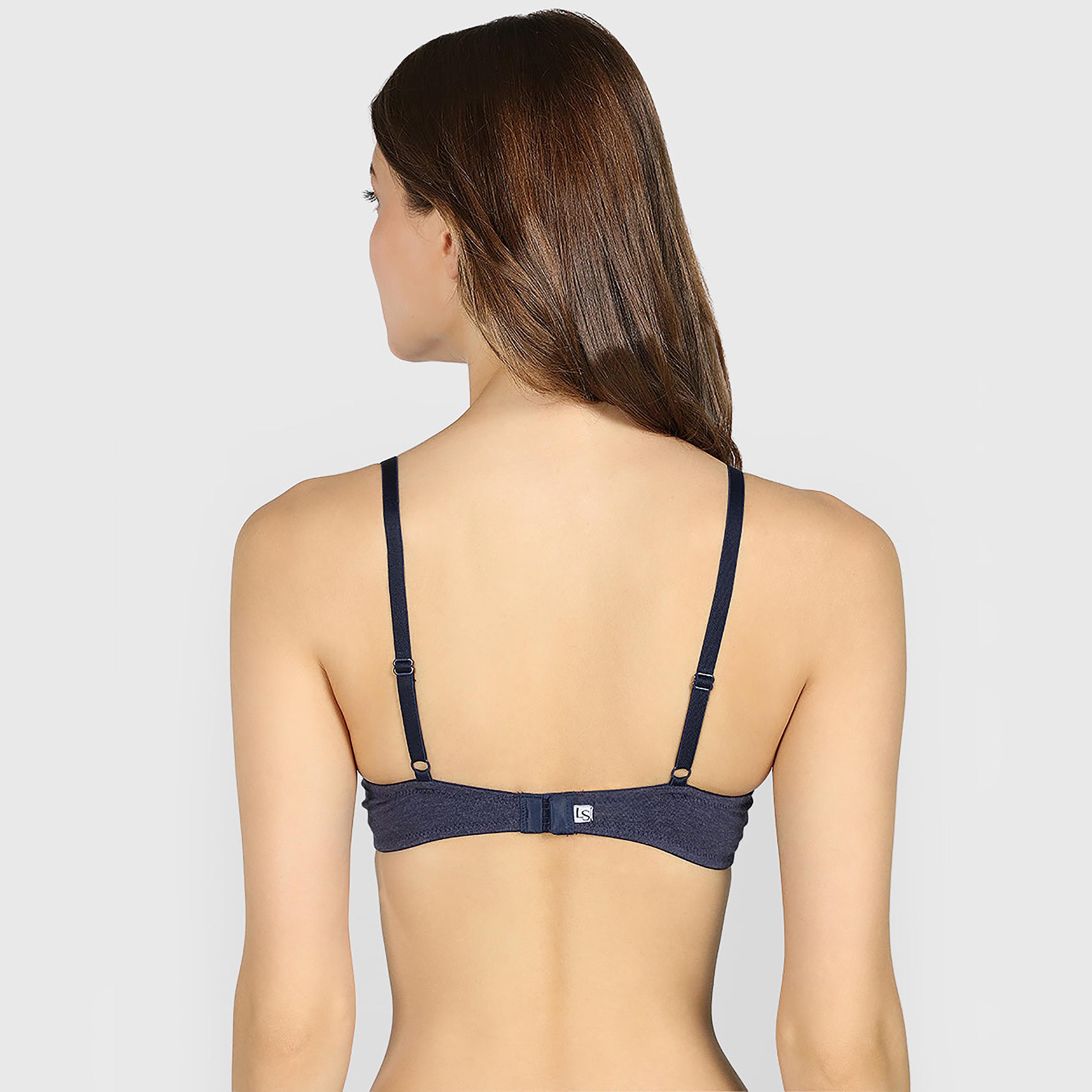 La Senza Heather Wired Medium Support Padded Women's Demi Bra-women-clothing-lingerie-bras-image-4