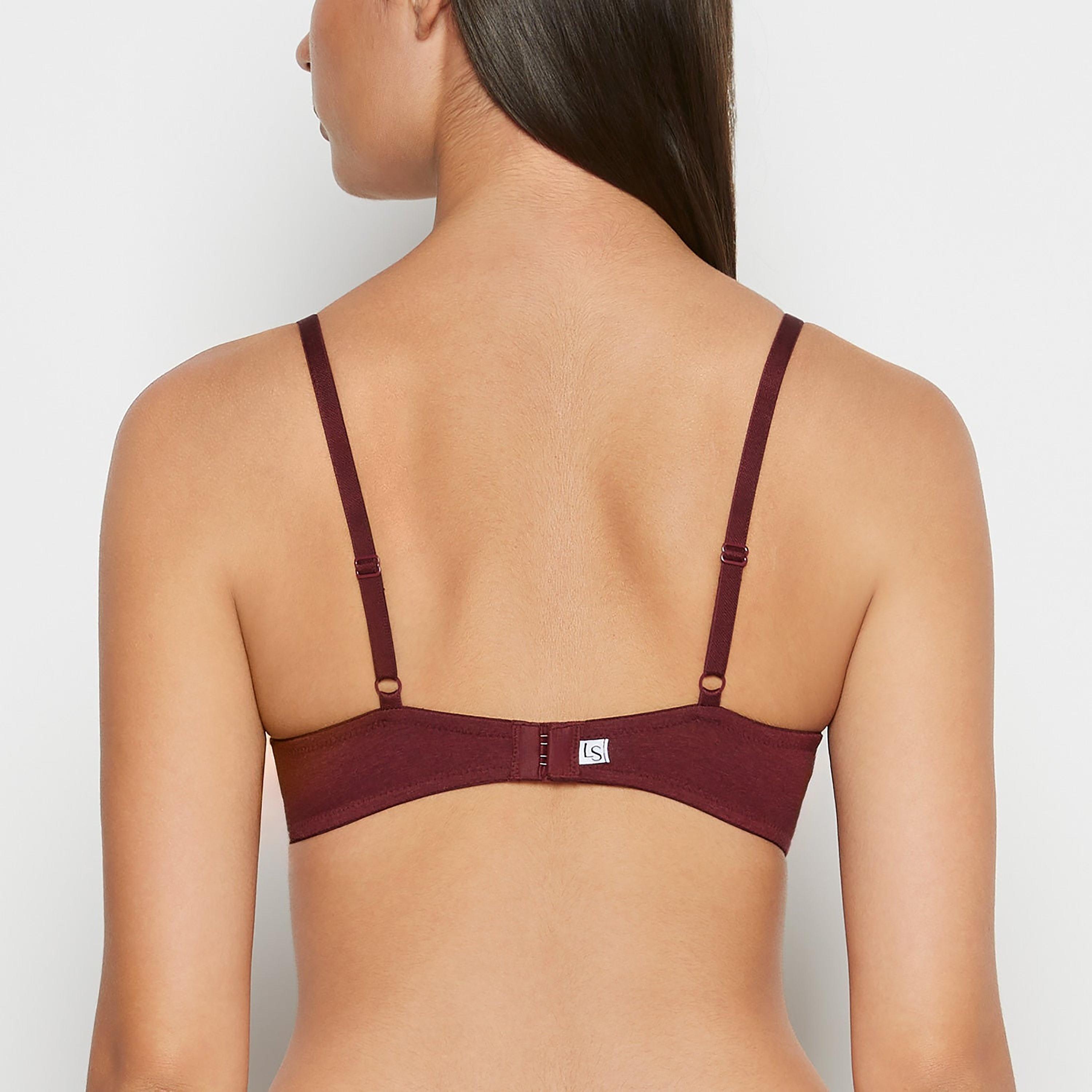La Senza Heather Wired Medium Support Padded Women's Demi Bra-women-clothing-lingerie-bras-image-3