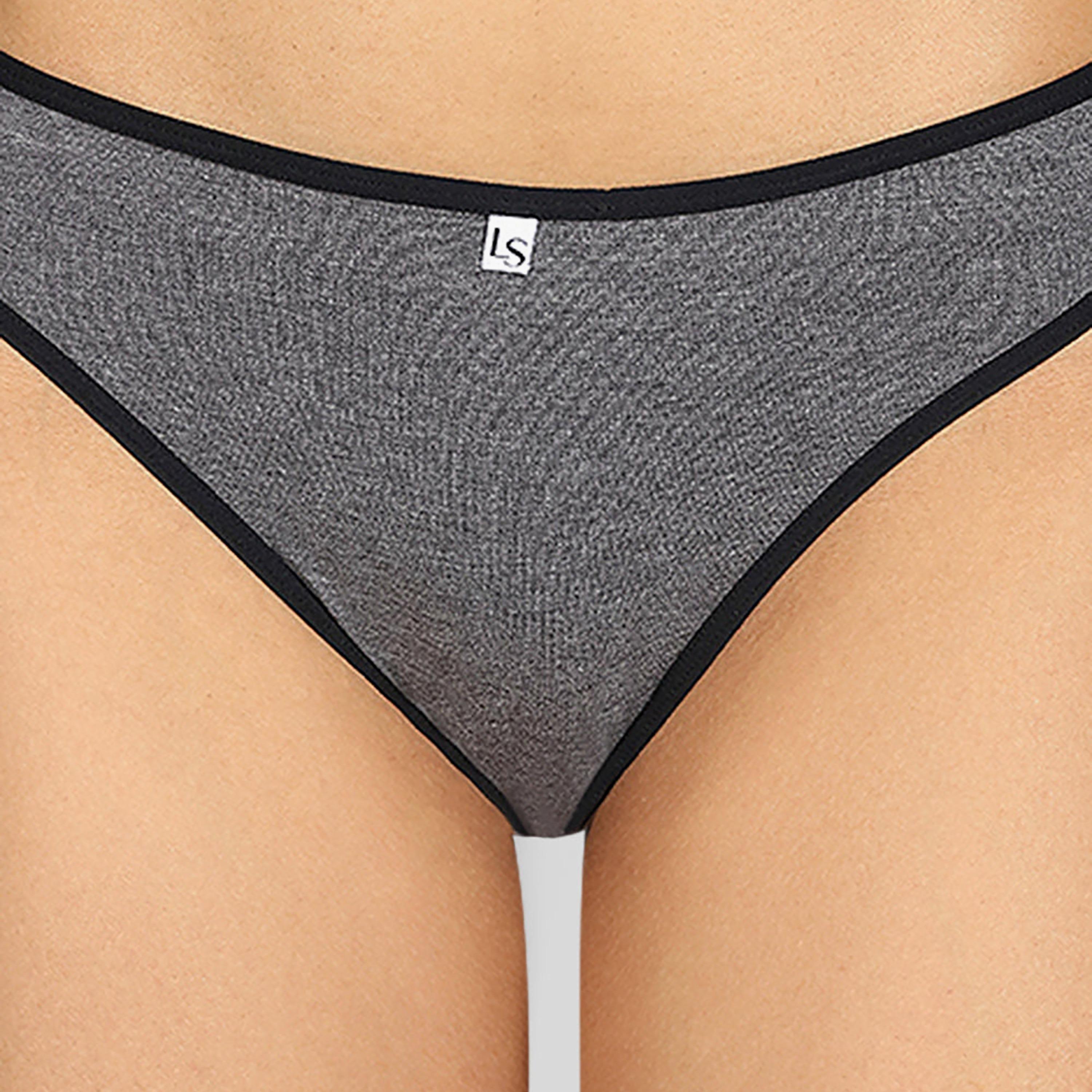ملابس داخلية نسائية ثونغ تغطية منخفضة هيذر ريميكس من لا سينزا-women-clothing-lingerie-panties-image-3