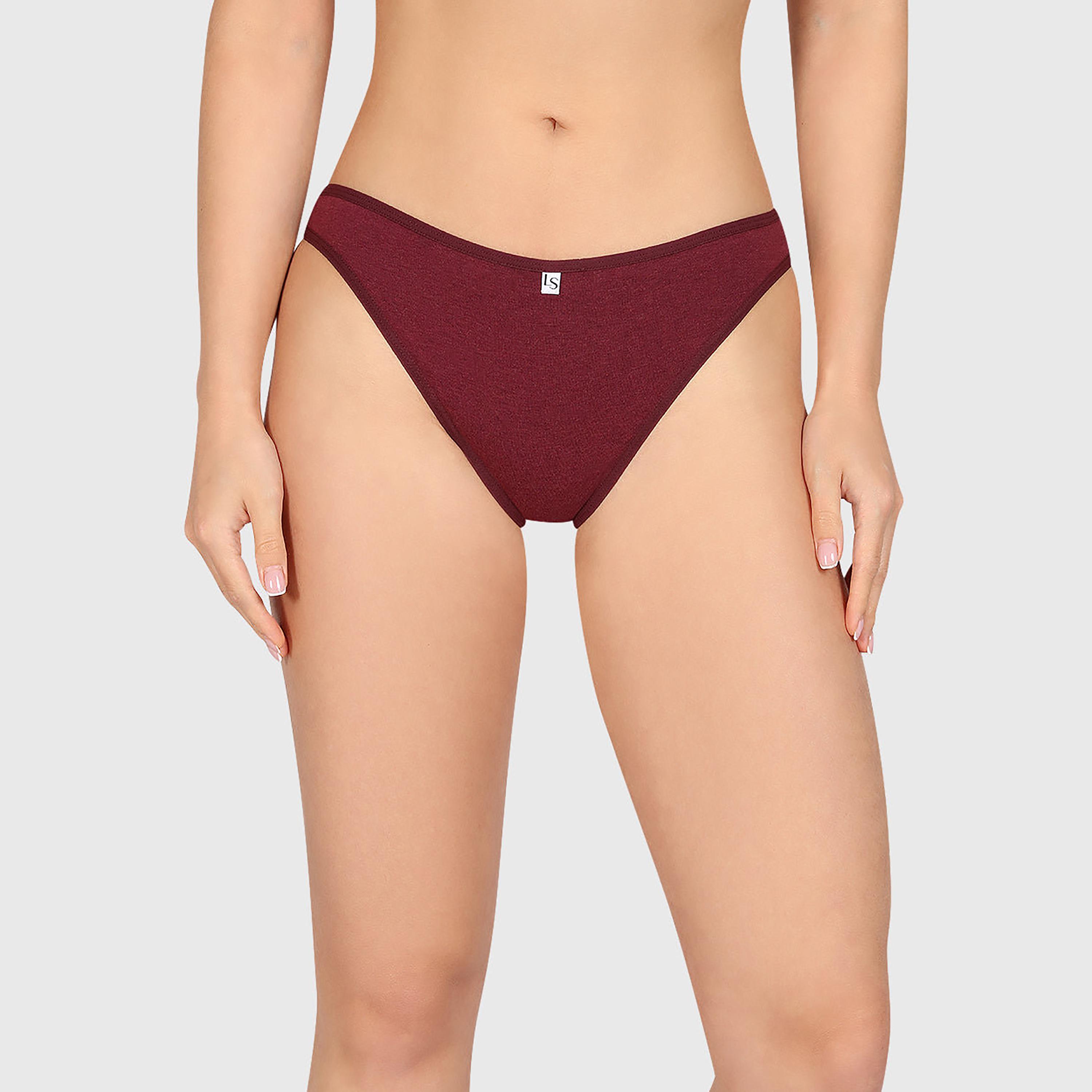 ملابس داخلية نسائية تشيكي تغطية متوسطة هيذر من لا سينزا-women-clothing-lingerie-panties-image-27