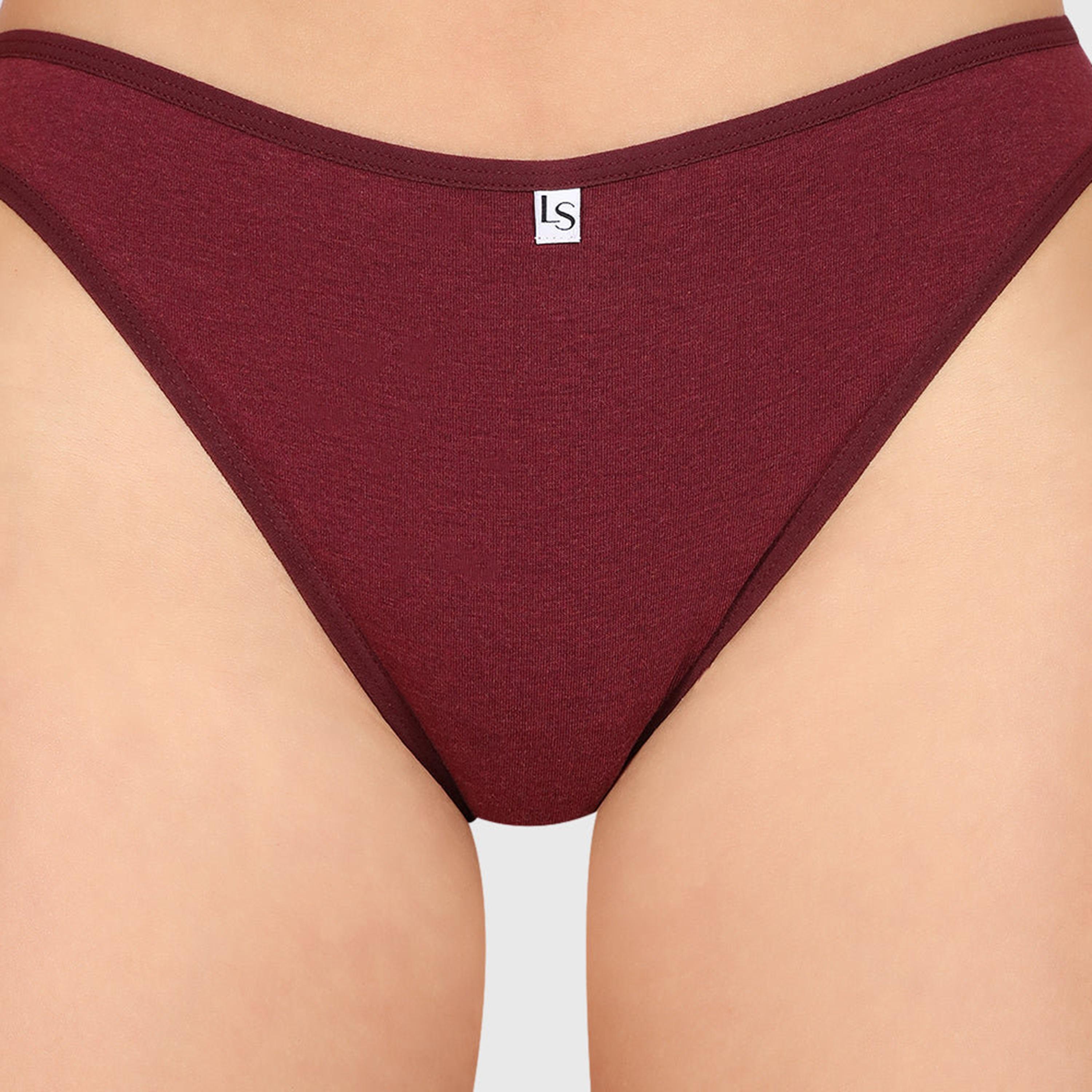 ملابس داخلية نسائية تشيكي تغطية متوسطة هيذر من لا سينزا-women-clothing-lingerie-panties-image-30