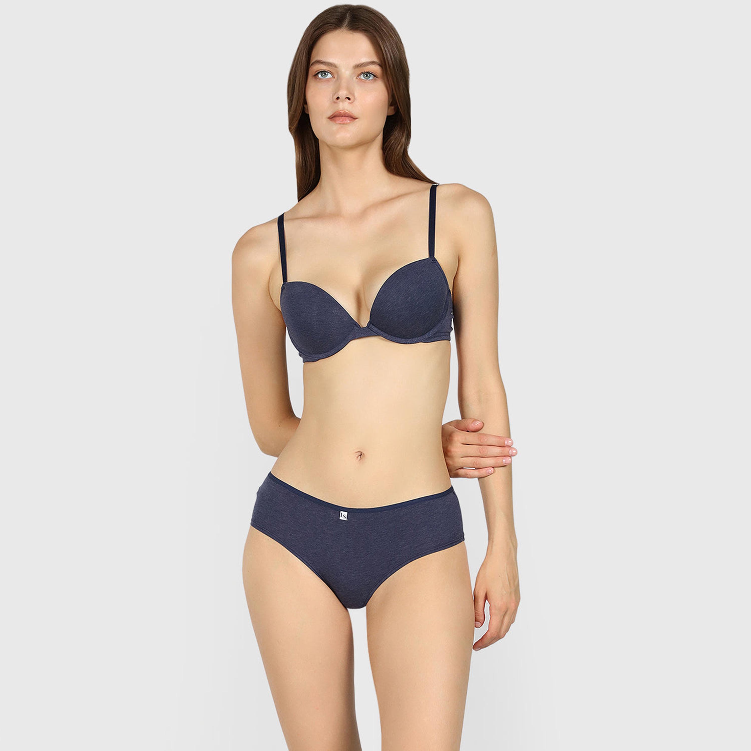 La Senza Heather Medium Coverage Women's Hipster Panties-women-clothing-lingerie-panties-image-2