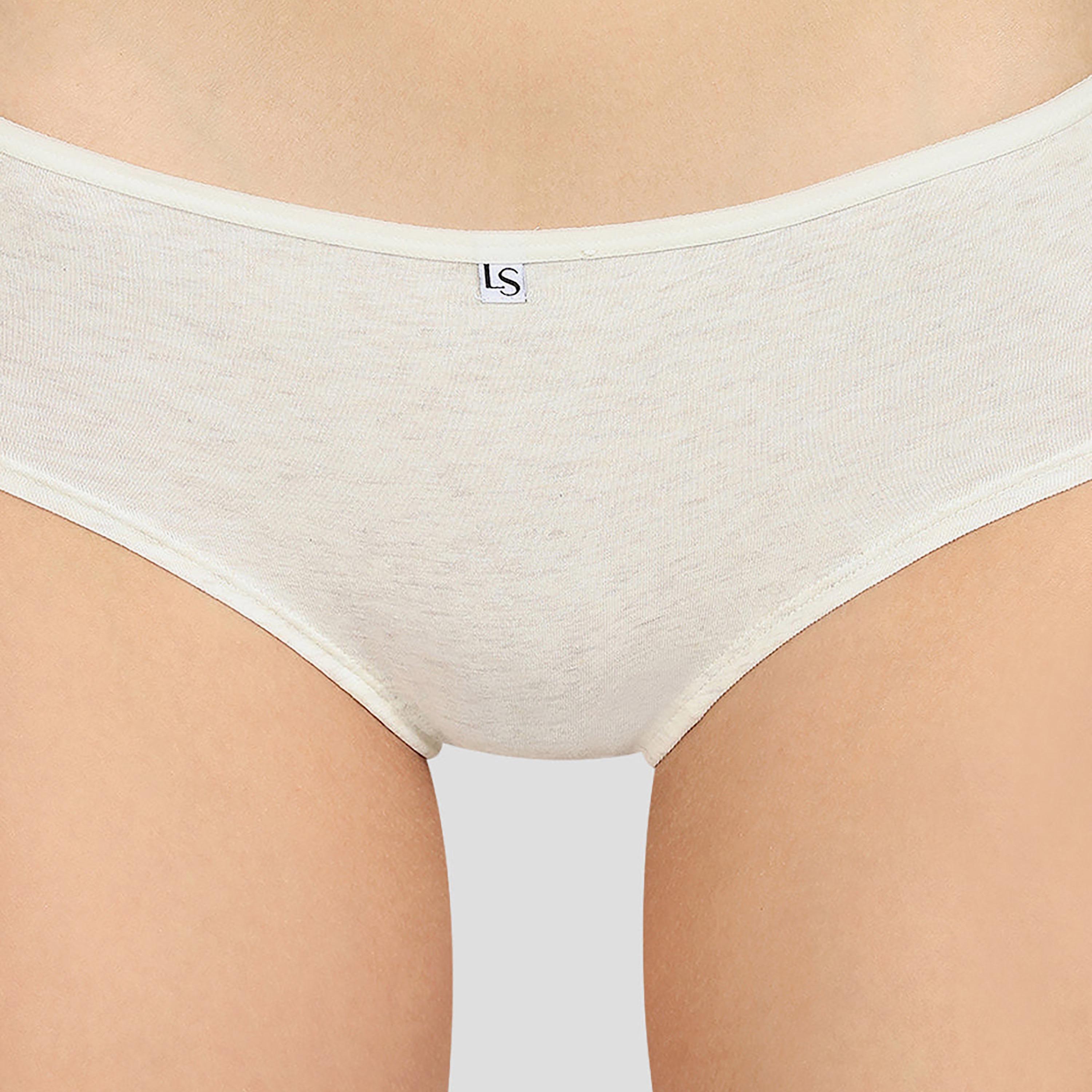 ملابس داخلية نسائية هيبستر تغطية متوسطة هيذر من لا سينزا-women-clothing-lingerie-panties-image-4