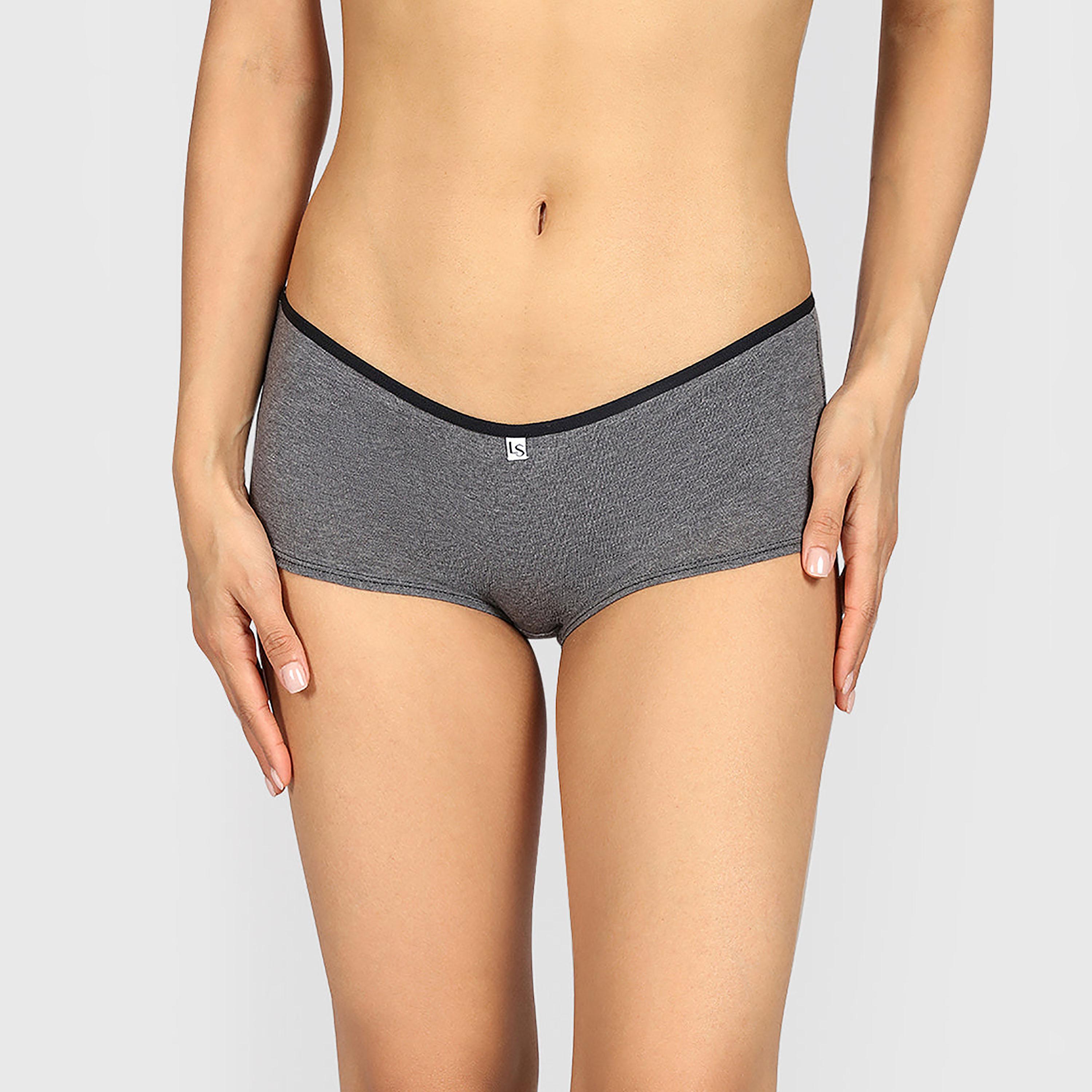 La Senza Heather Full Coverage Women's Boyshort Panties-women-clothing-lingerie-panties-image-1