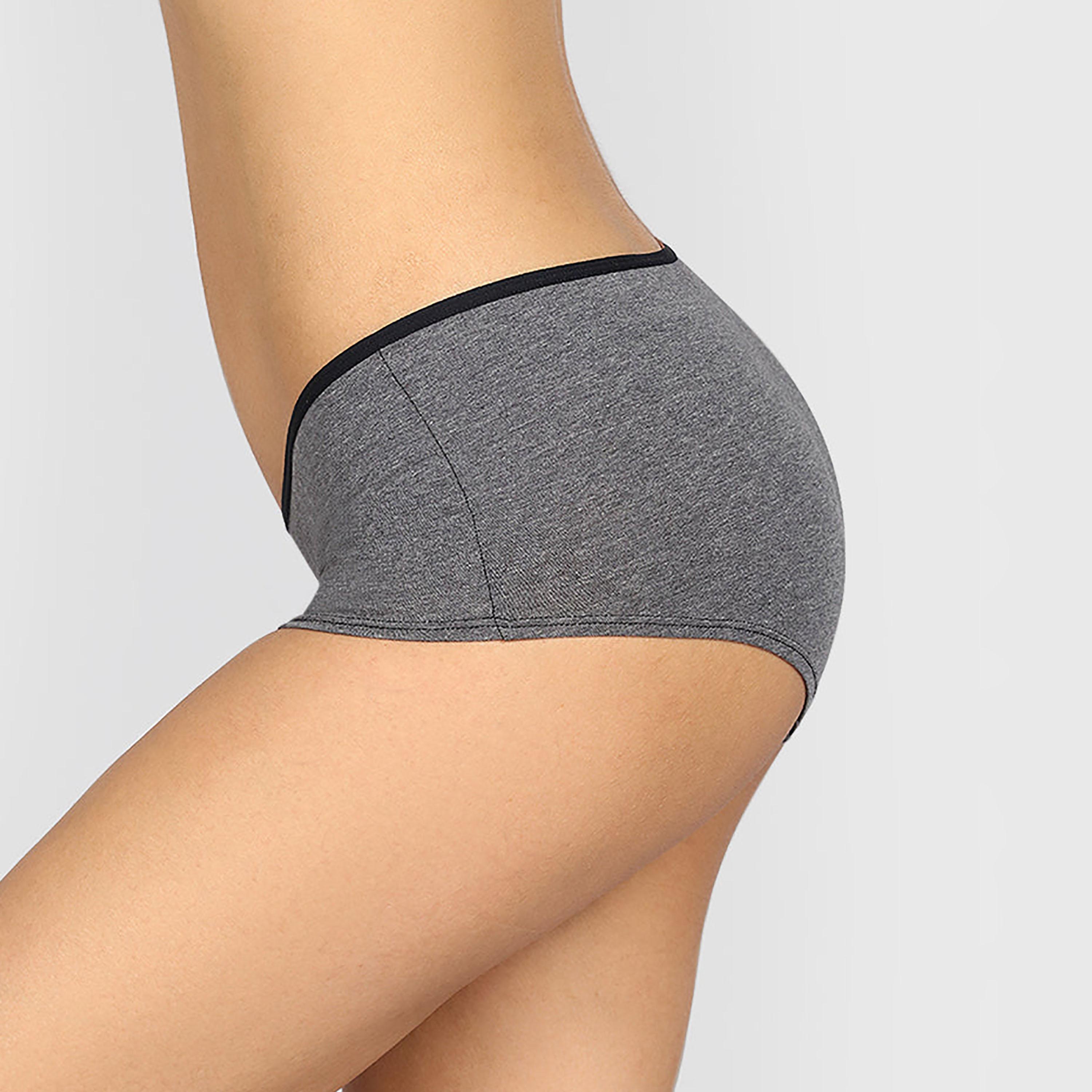 ملابس داخلية نسائية بوي شورت تغطية كاملة هيذر من لا سينزا-women-clothing-lingerie-panties-image-2