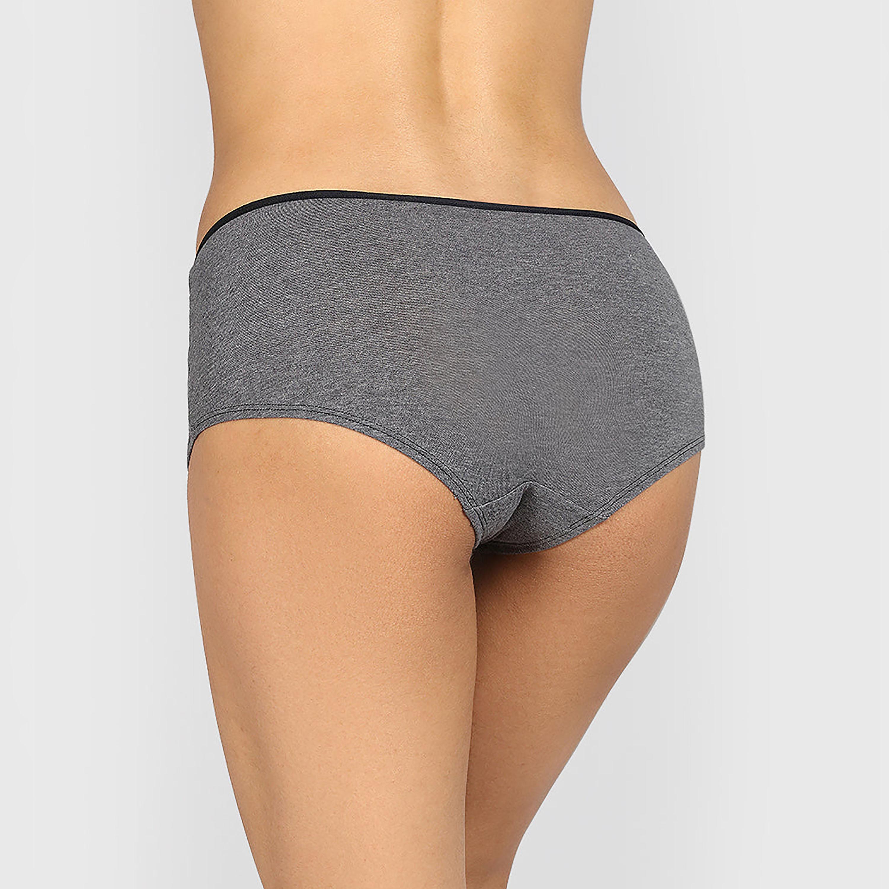 ملابس داخلية نسائية بوي شورت تغطية كاملة هيذر من لا سينزا-women-clothing-lingerie-panties-image-3