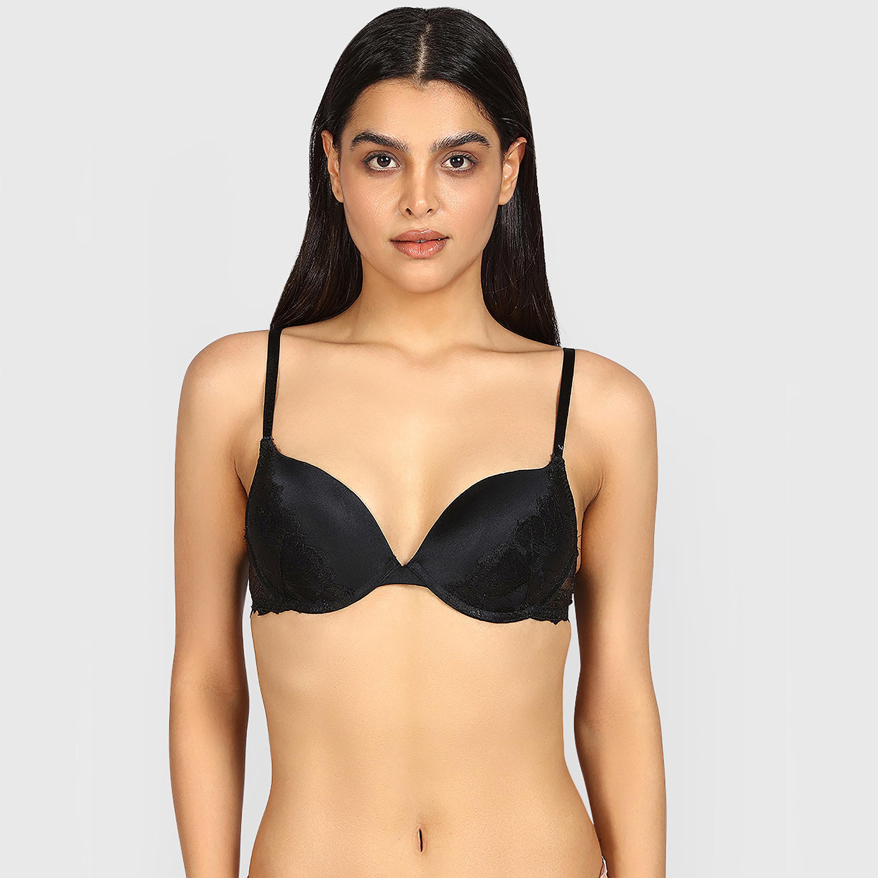 La Senza Hello Sugar Wired High Support Padded Women's Plunge Bra-women-clothing-lingerie-bras-image-5