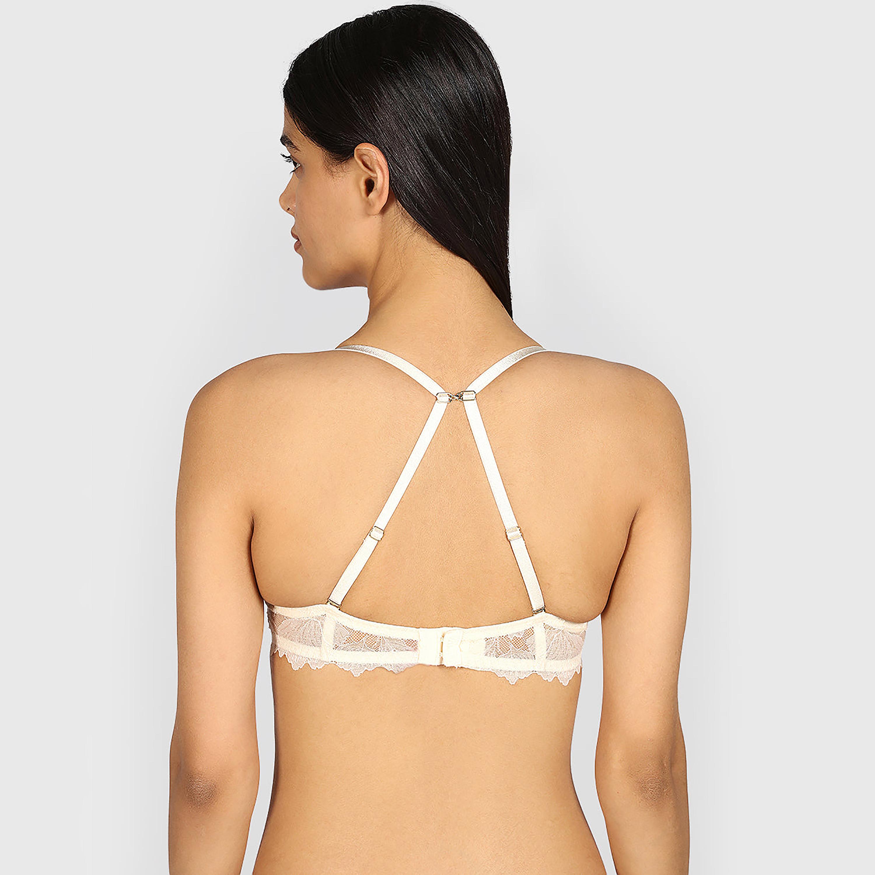 La Senza Hello Sugar Wired High Support Padded Women's Plunge Bra-women-clothing-lingerie-bras-image-3