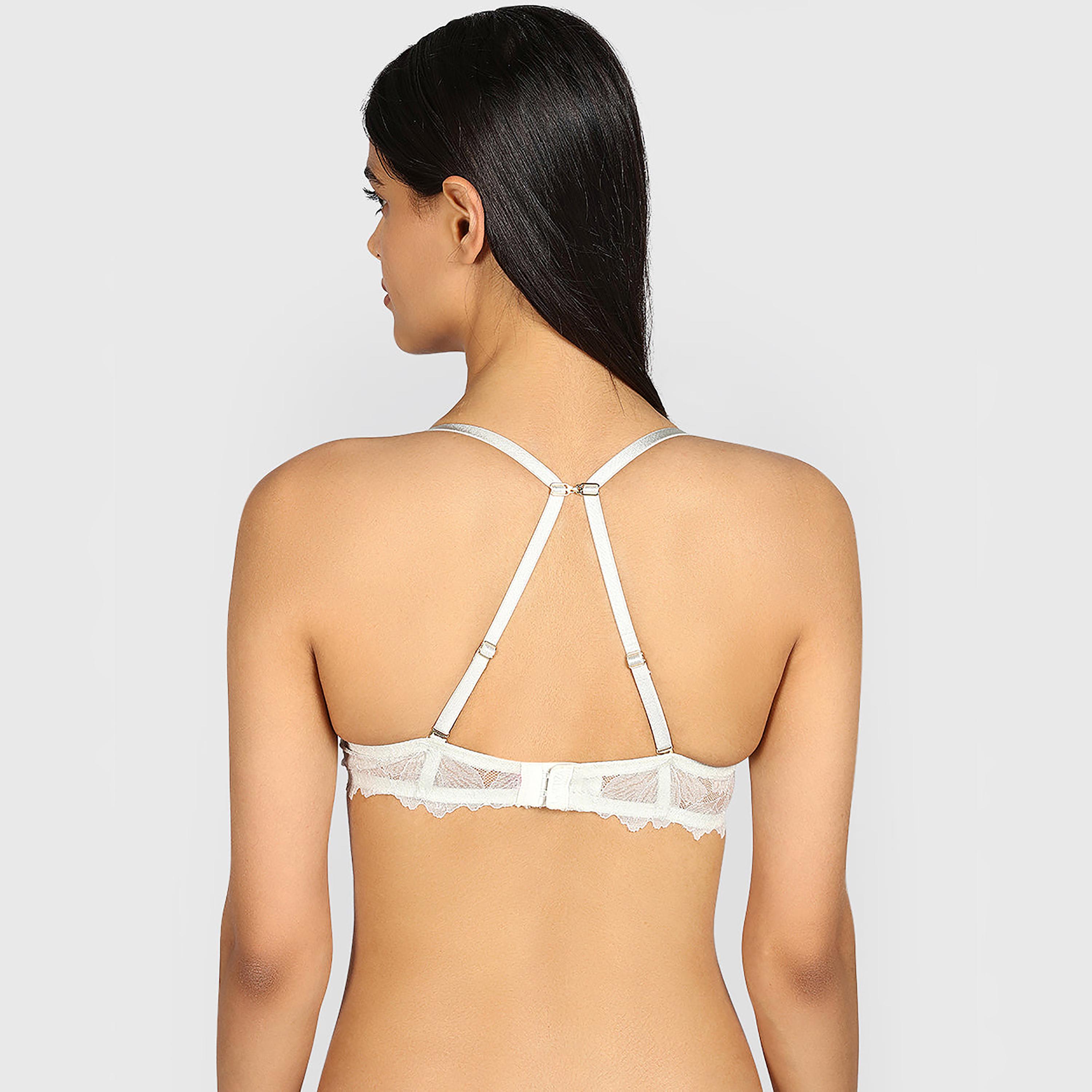 La Senza Hello Sugar Wired High Support Padded Women's Plunge Bra-women-clothing-lingerie-bras-image-3