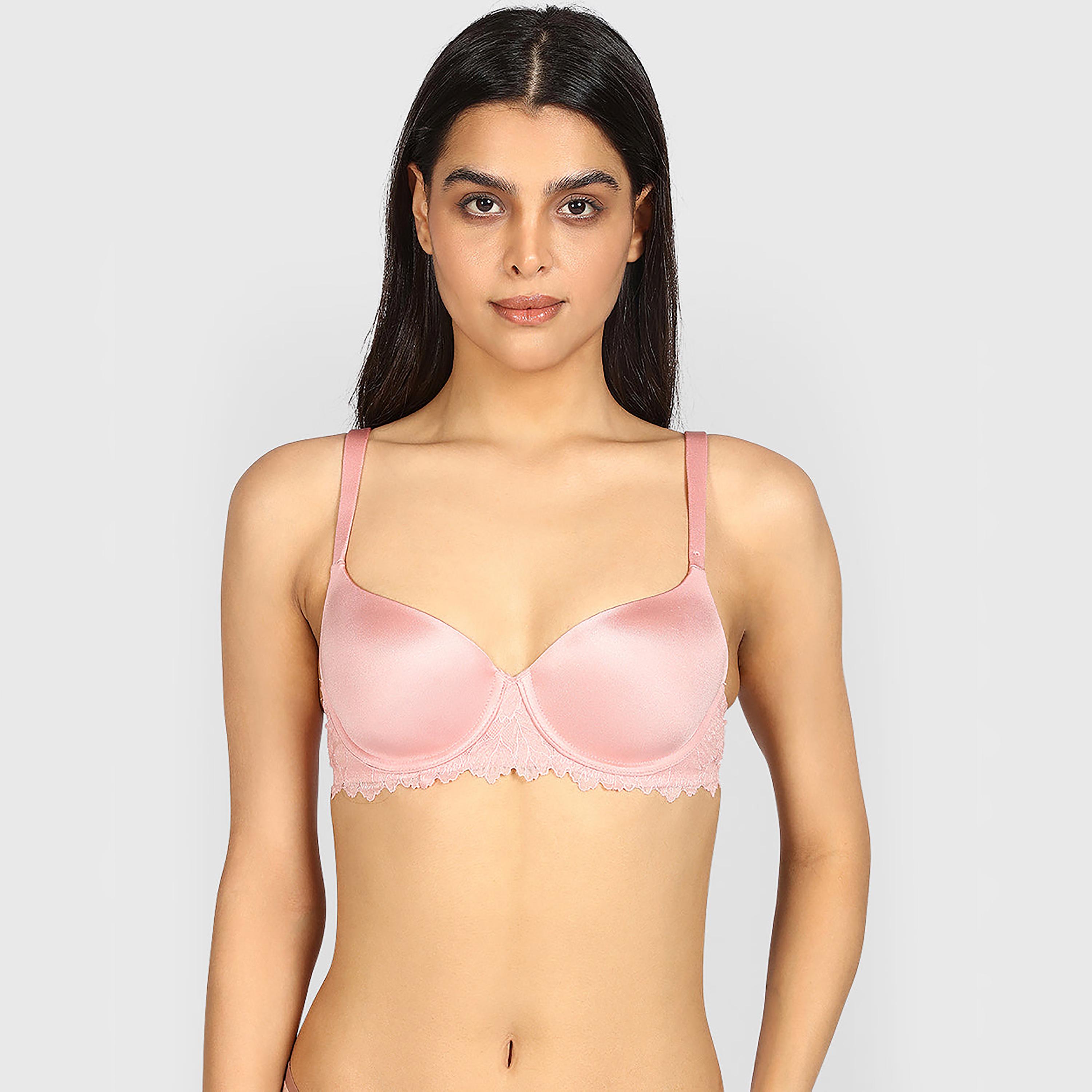 La Senza So Sexy Micro Wired Medium Support Padded Women's T-Shirt Bra-women-clothing-lingerie-bras-image-1