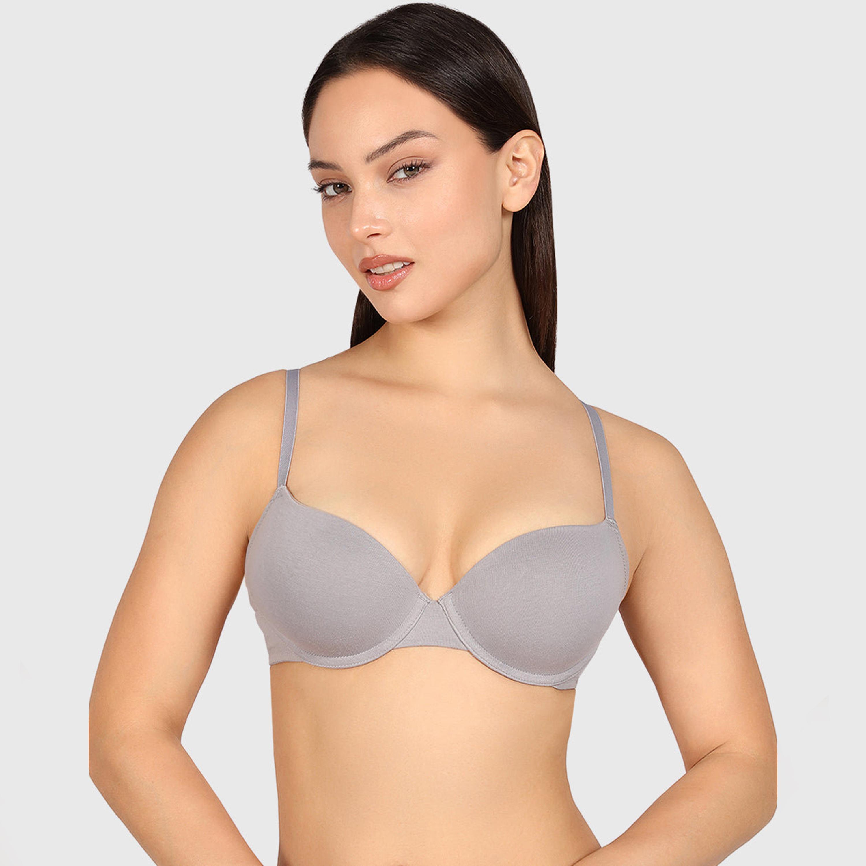 حمالة صدر نسائية "ديمي" مبطنة خفيف بسلك ودعم متوسط "تريند ريمكس" من لا سنزا-women-clothing-lingerie-bras-image-9