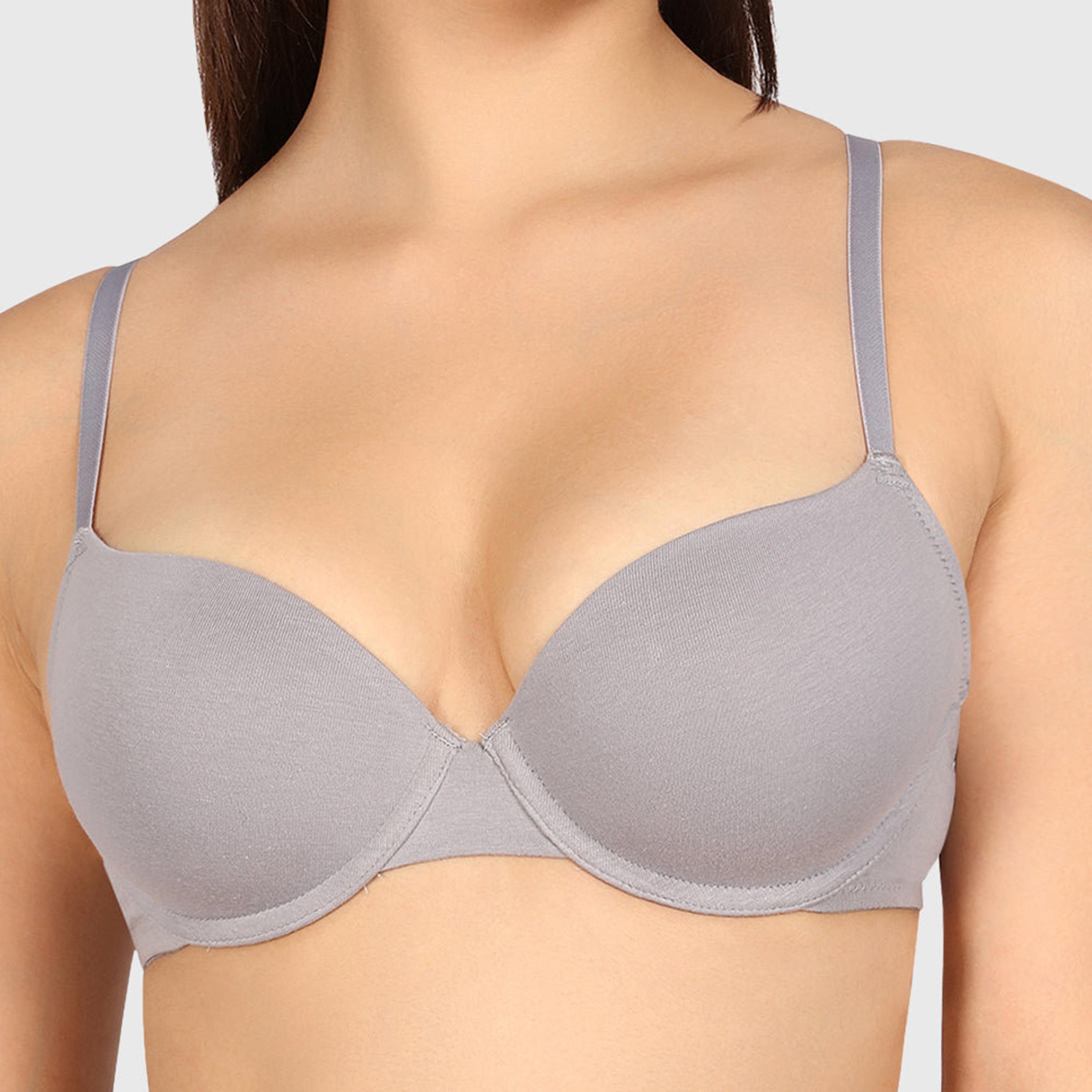 حمالة صدر نسائية "ديمي" مبطنة خفيف بسلك ودعم متوسط "تريند ريمكس" من لا سنزا-women-clothing-lingerie-bras-image-12