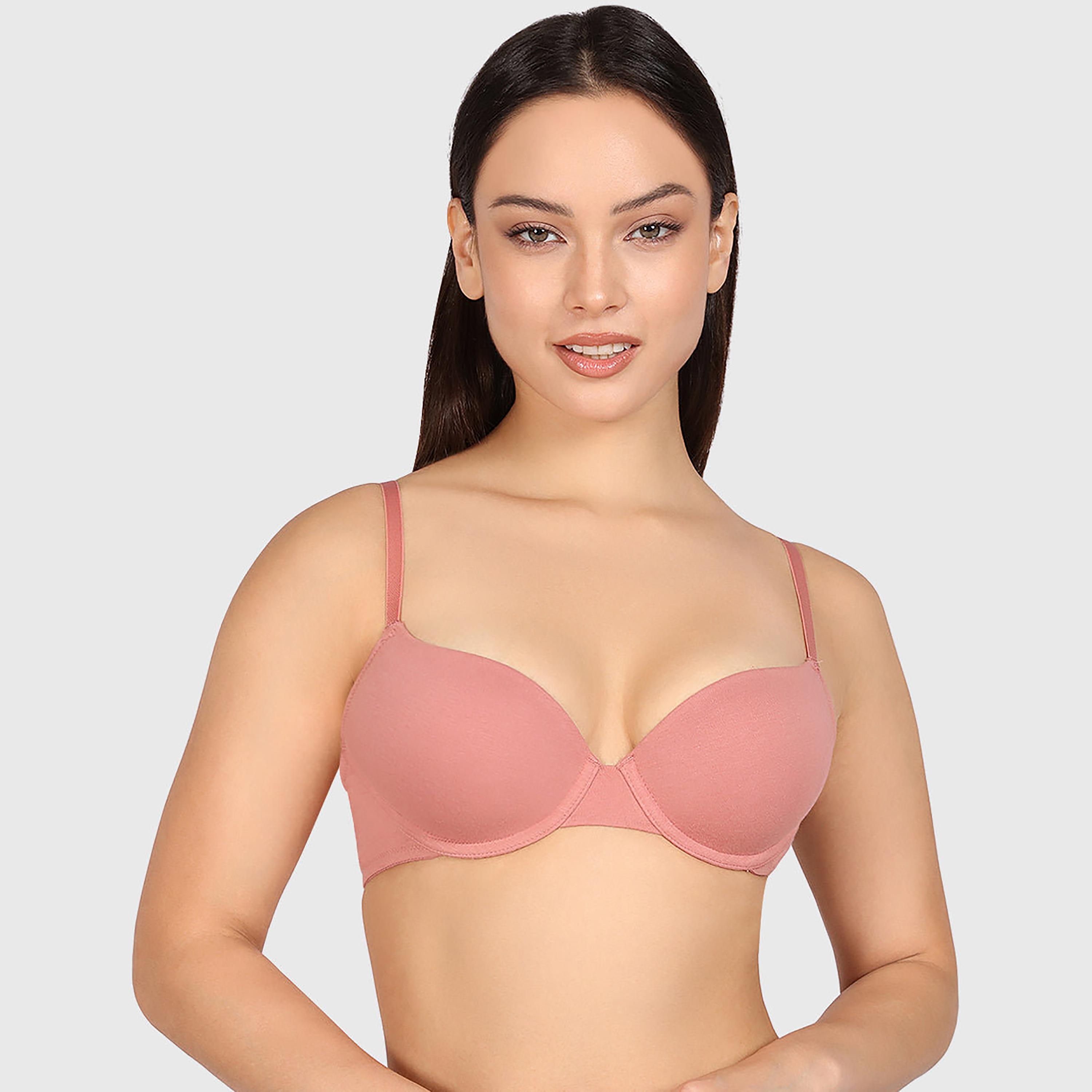 حمالة صدر نسائية "ديمي" مبطنة خفيف بسلك ودعم متوسط "تريند ريمكس" من لا سنزا-women-clothing-lingerie-bras-image-1