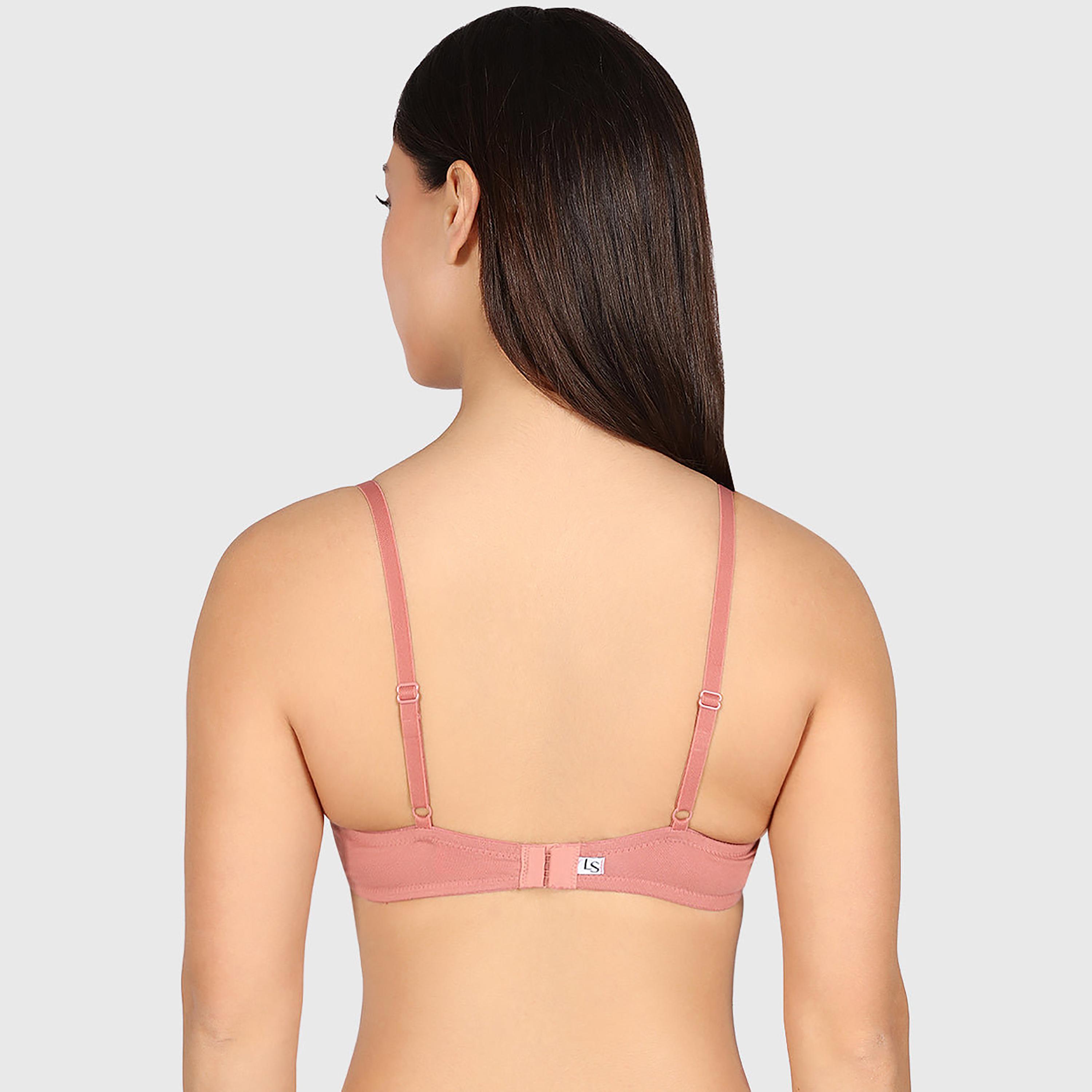 حمالة صدر نسائية "ديمي" مبطنة خفيف بسلك ودعم متوسط "تريند ريمكس" من لا سنزا-women-clothing-lingerie-bras-image-3
