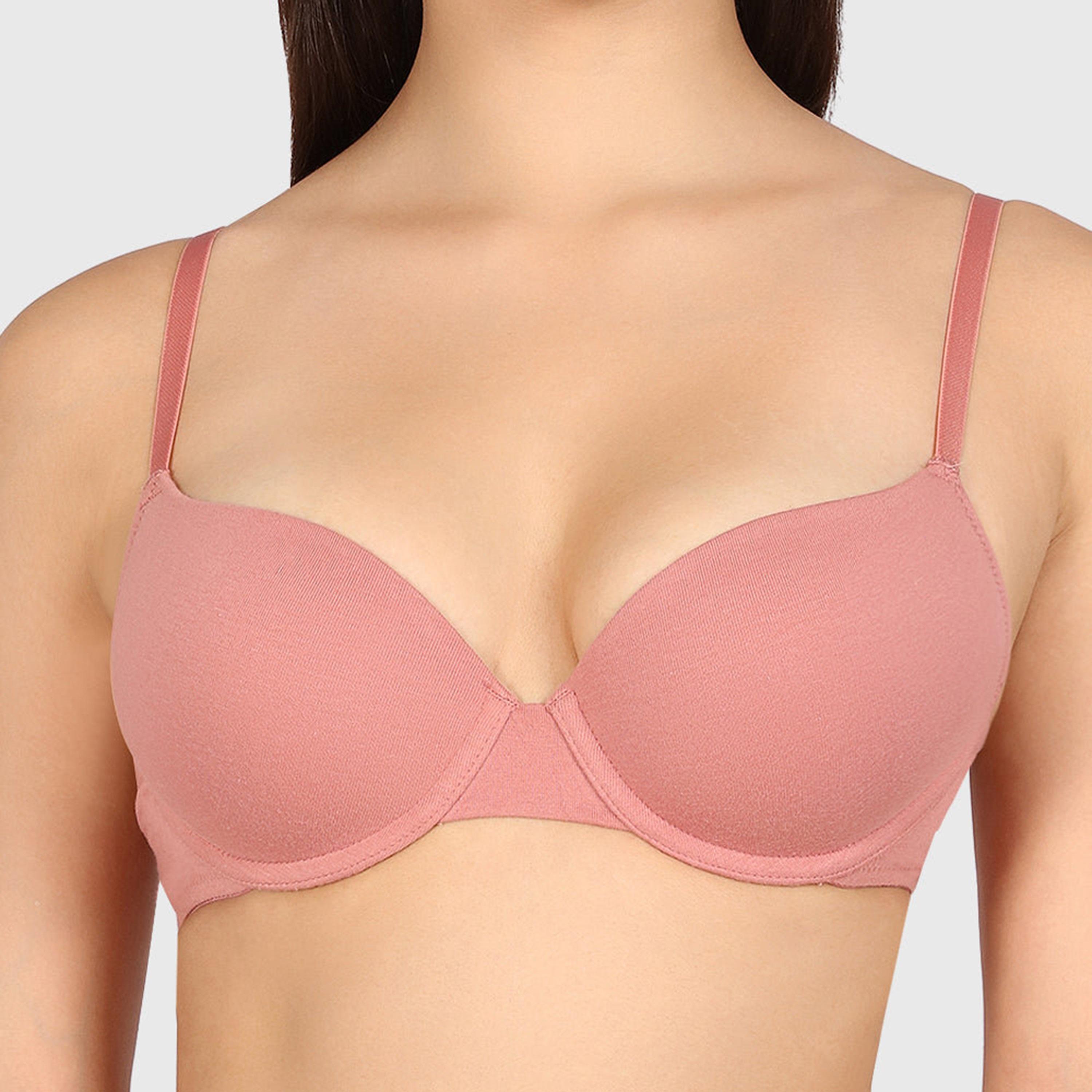 حمالة صدر نسائية "ديمي" مبطنة خفيف بسلك ودعم متوسط "تريند ريمكس" من لا سنزا-women-clothing-lingerie-bras-image-4