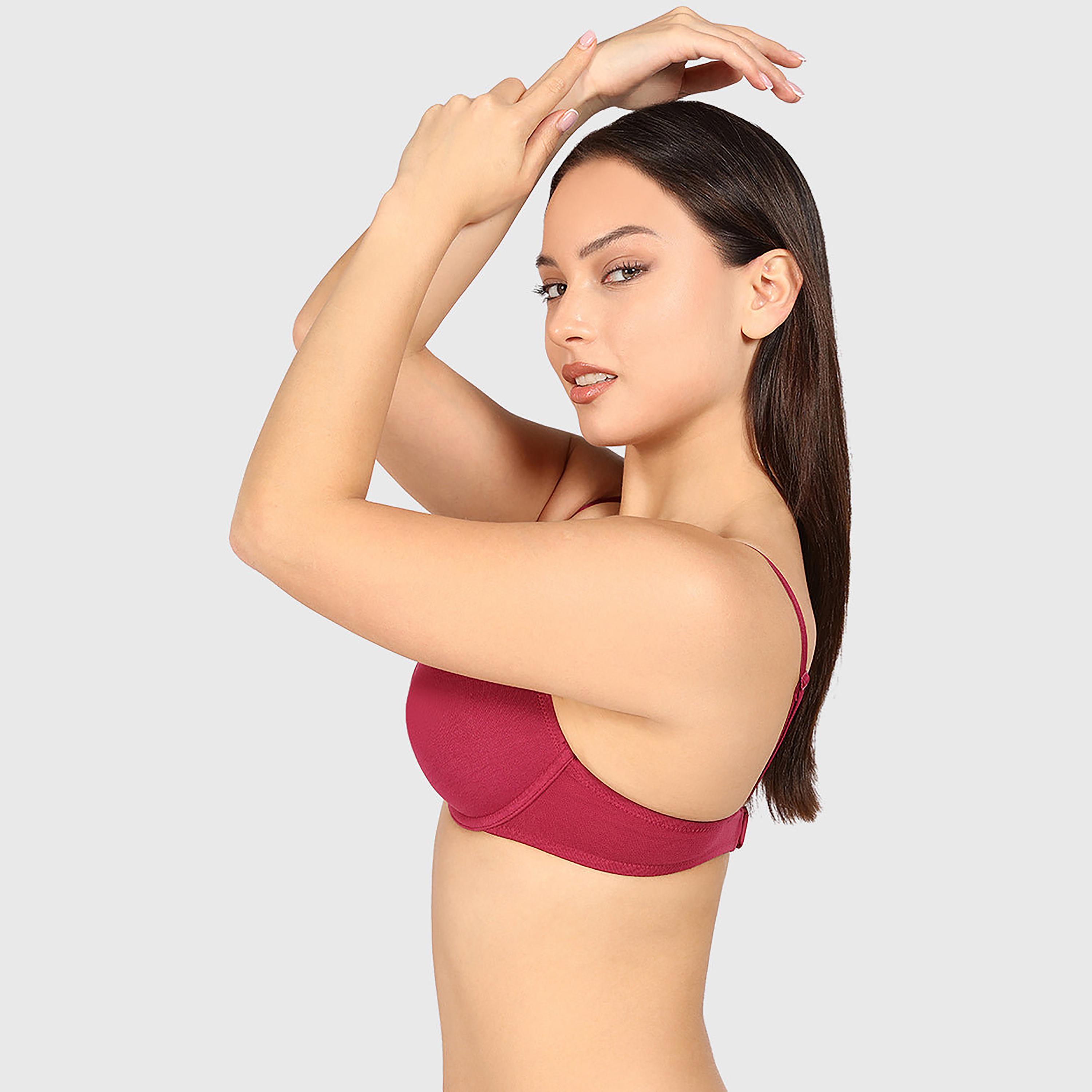 حمالة صدر نسائية "ديمي" مبطنة خفيف بسلك ودعم متوسط "تريند ريمكس" من لا سنزا-women-clothing-lingerie-bras-image-6