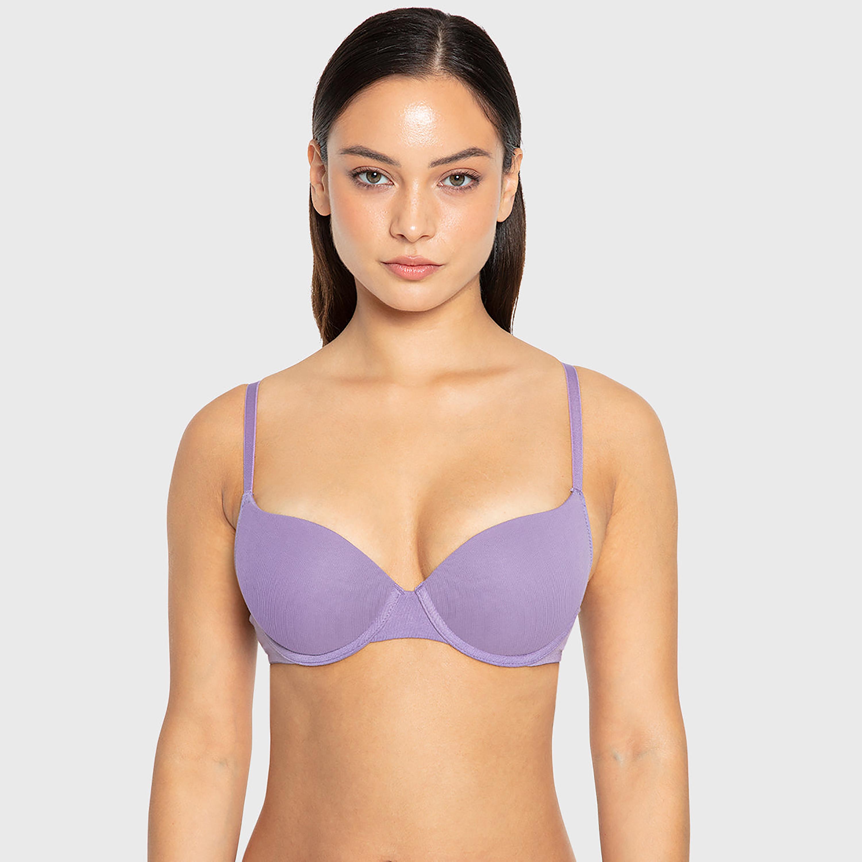 حمالة صدر نسائية "ديمي" مبطنة خفيف بسلك ودعم متوسط "تريند ريمكس" من لا سنزا-women-clothing-lingerie-bras-image-13