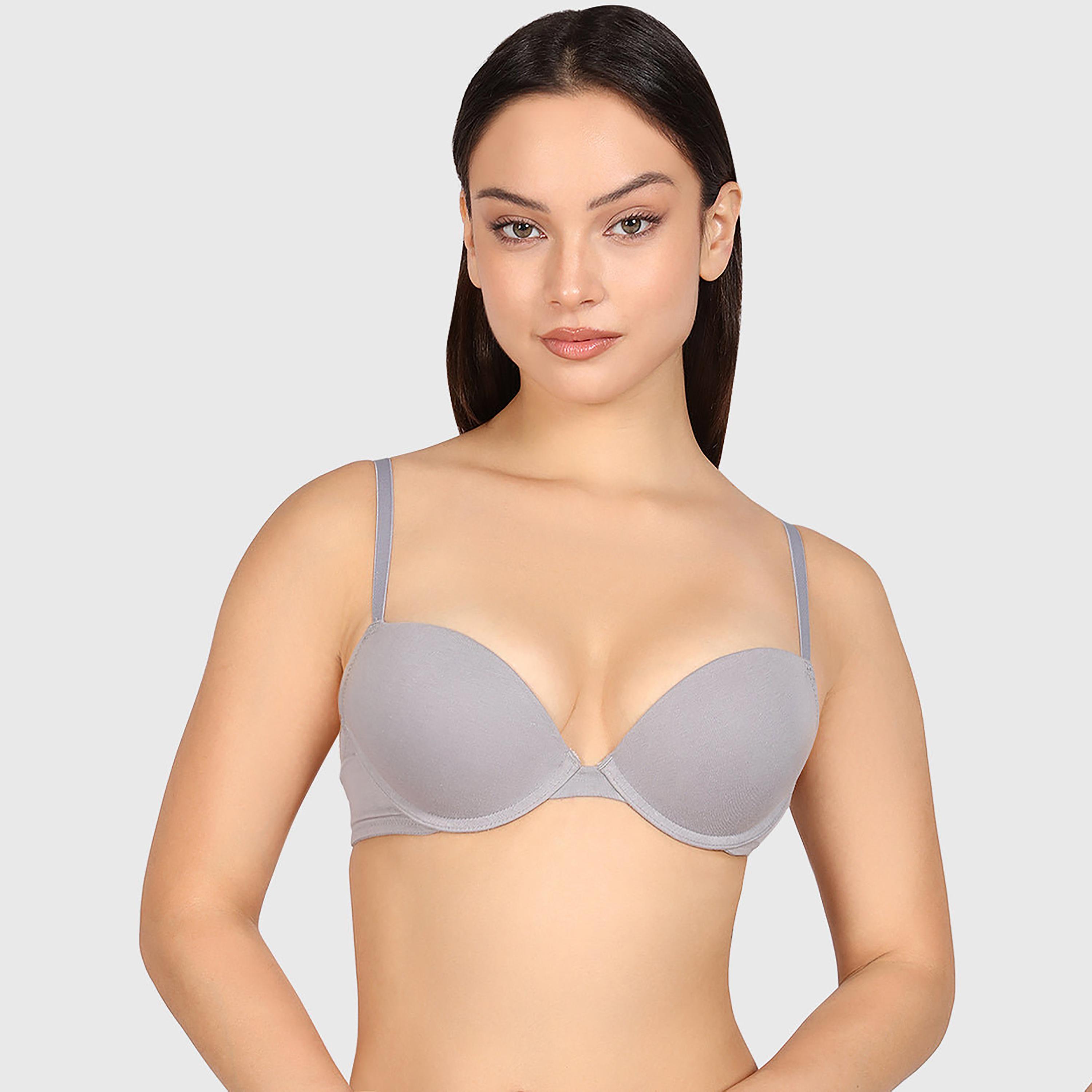 حمالة صدر نسائية "بوش أب" مبطنة بسلك ودعم متوسط "تريند ريمكس" من لا سنزا-women-clothing-lingerie-bras-image-9
