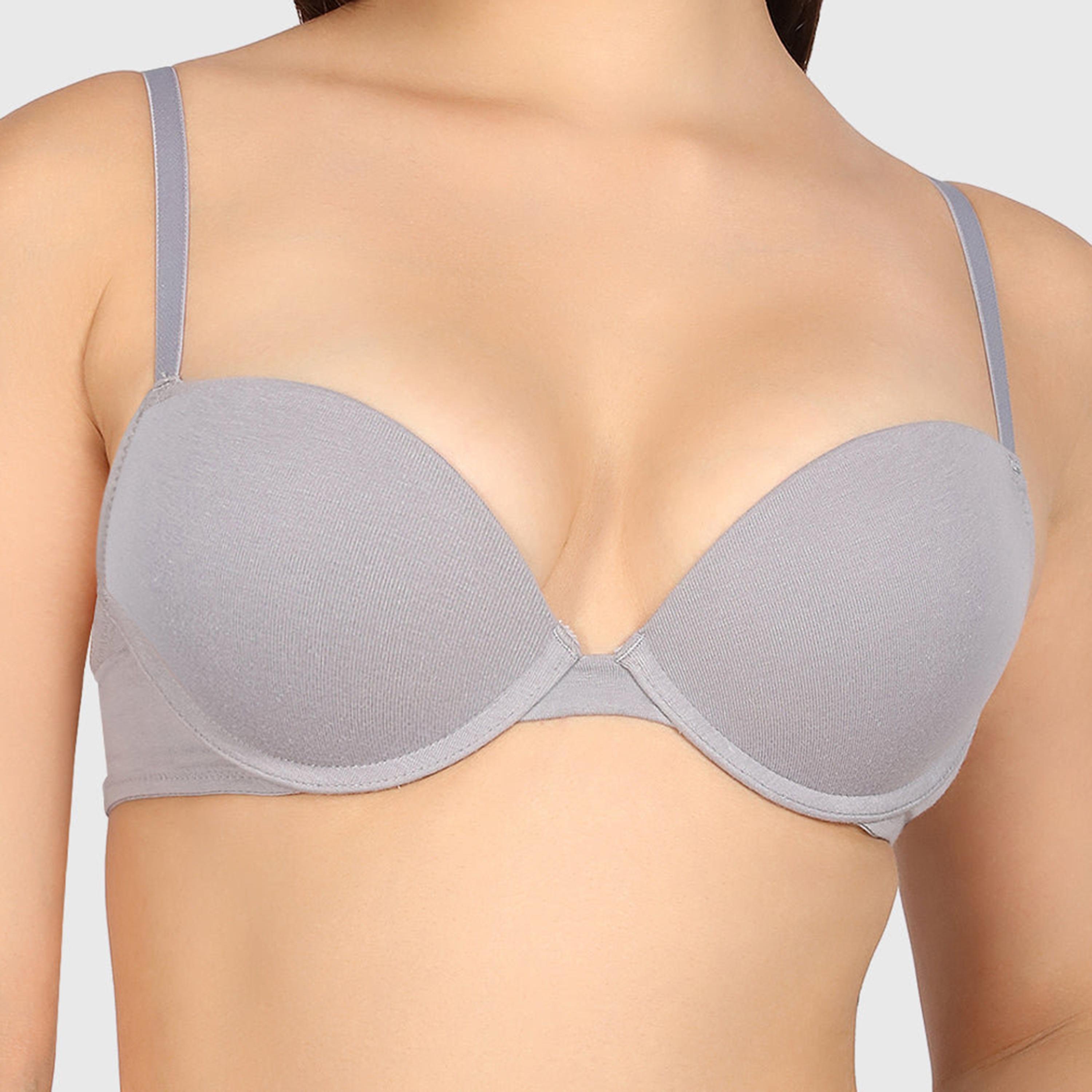حمالة صدر نسائية "بوش أب" مبطنة بسلك ودعم متوسط "تريند ريمكس" من لا سنزا-women-clothing-lingerie-bras-image-12