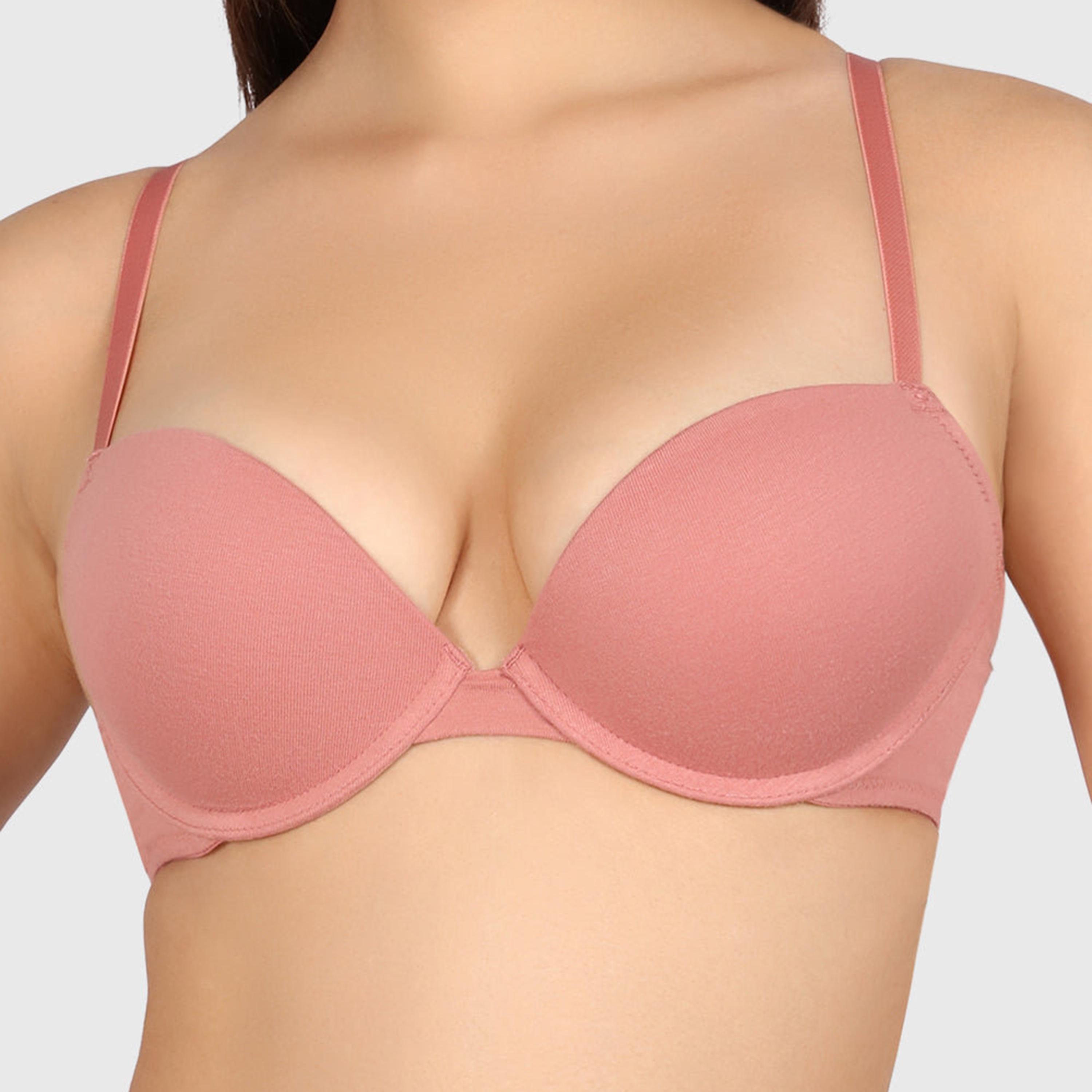 حمالة صدر نسائية "بوش أب" مبطنة بسلك ودعم متوسط "تريند ريمكس" من لا سنزا-women-clothing-lingerie-bras-image-4