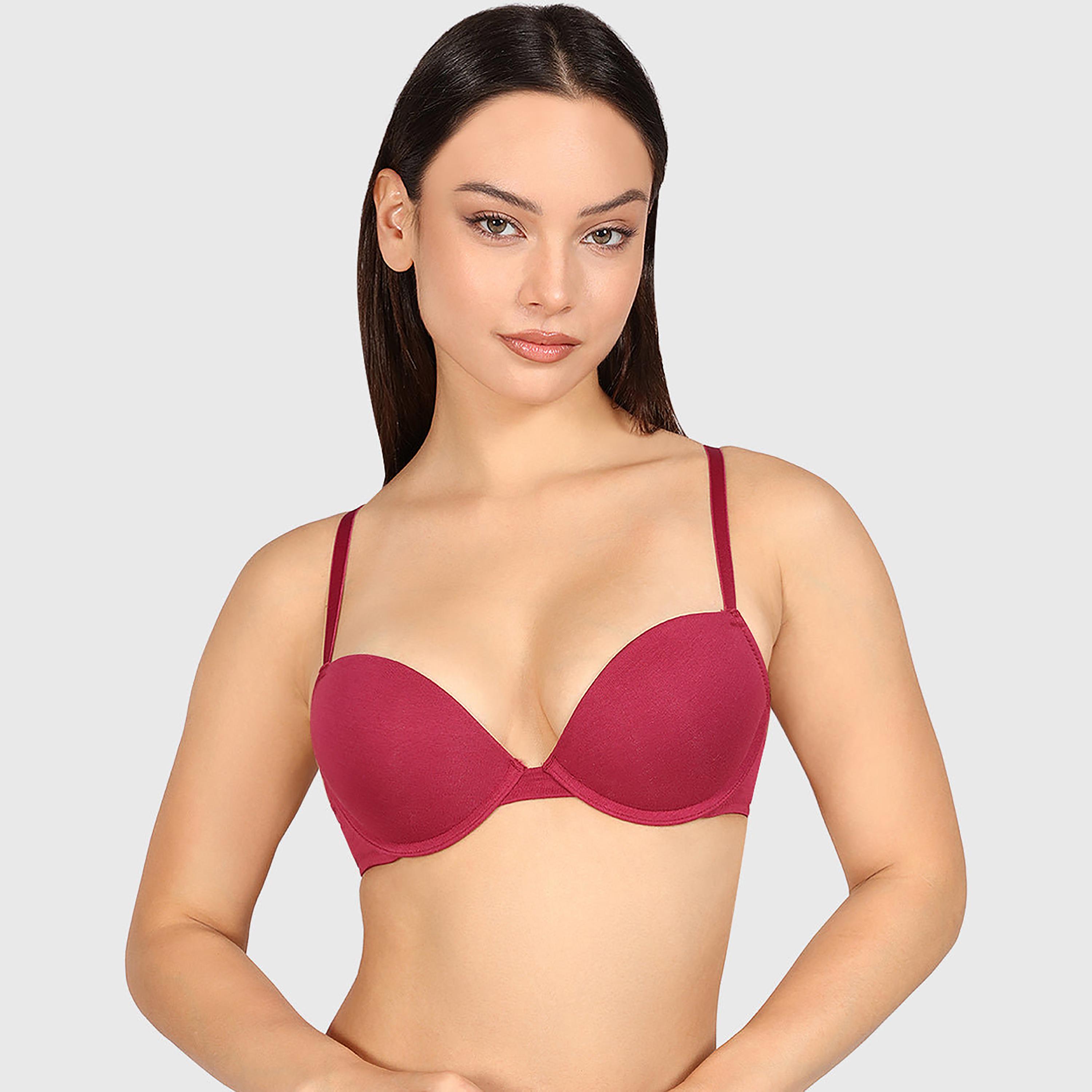 حمالة صدر نسائية "بوش أب" مبطنة بسلك ودعم متوسط "تريند ريمكس" من لا سنزا-women-clothing-lingerie-bras-image-5