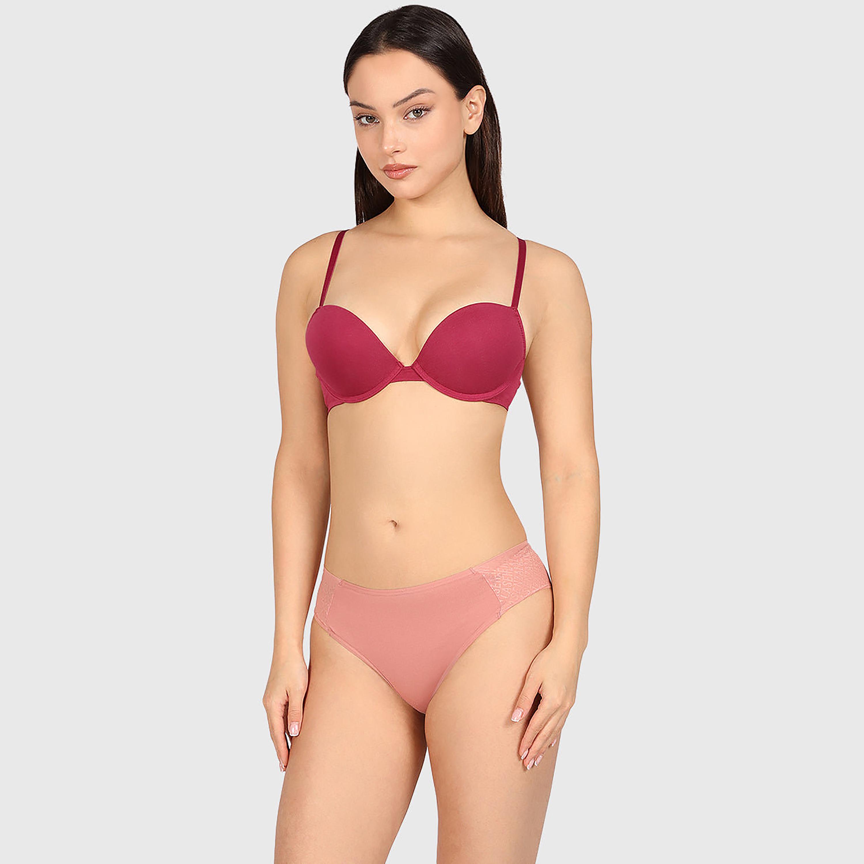 حمالة صدر نسائية "بوش أب" مبطنة بسلك ودعم متوسط "تريند ريمكس" من لا سنزا-women-clothing-lingerie-bras-image-6