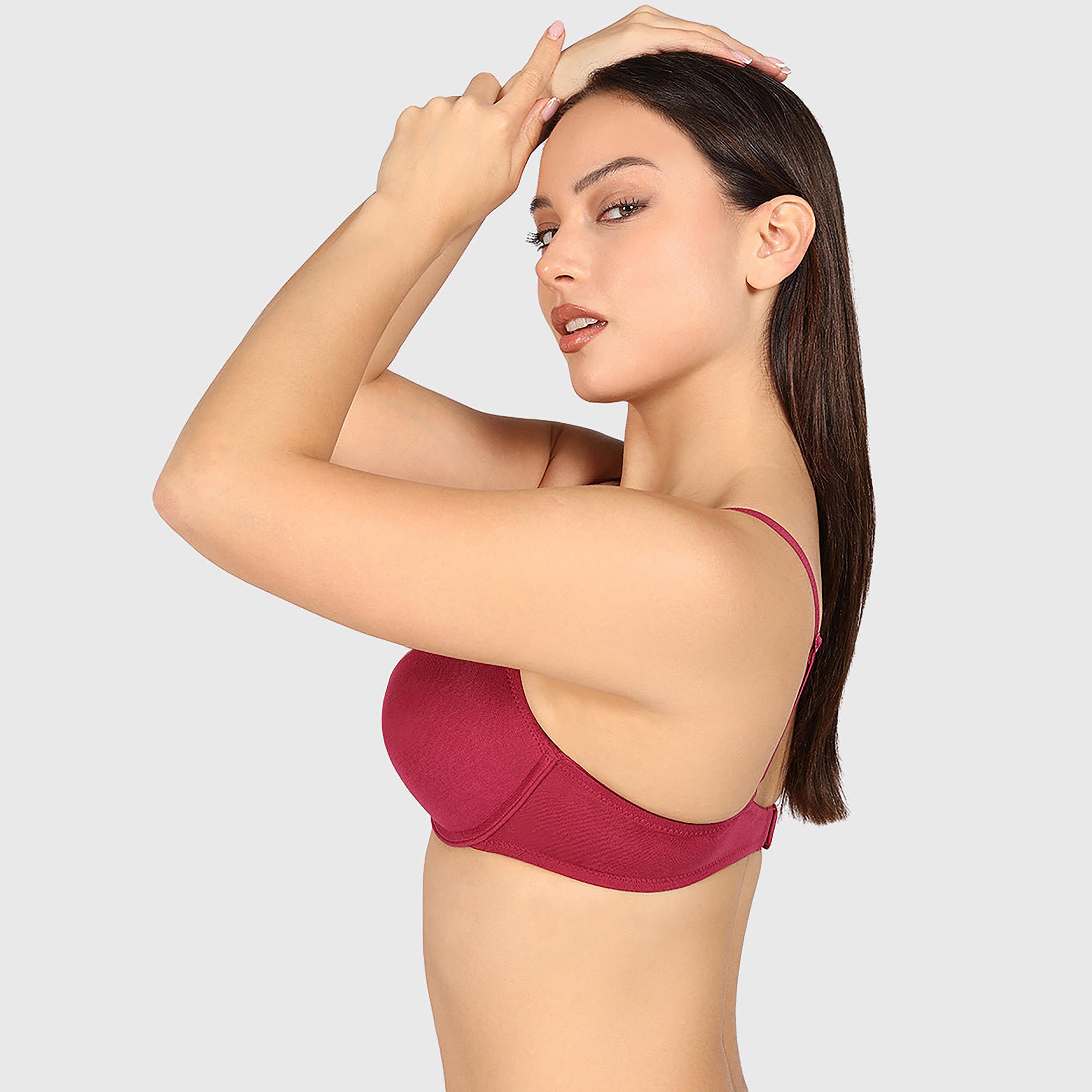حمالة صدر نسائية "بوش أب" مبطنة بسلك ودعم متوسط "تريند ريمكس" من لا سنزا-women-clothing-lingerie-bras-image-7