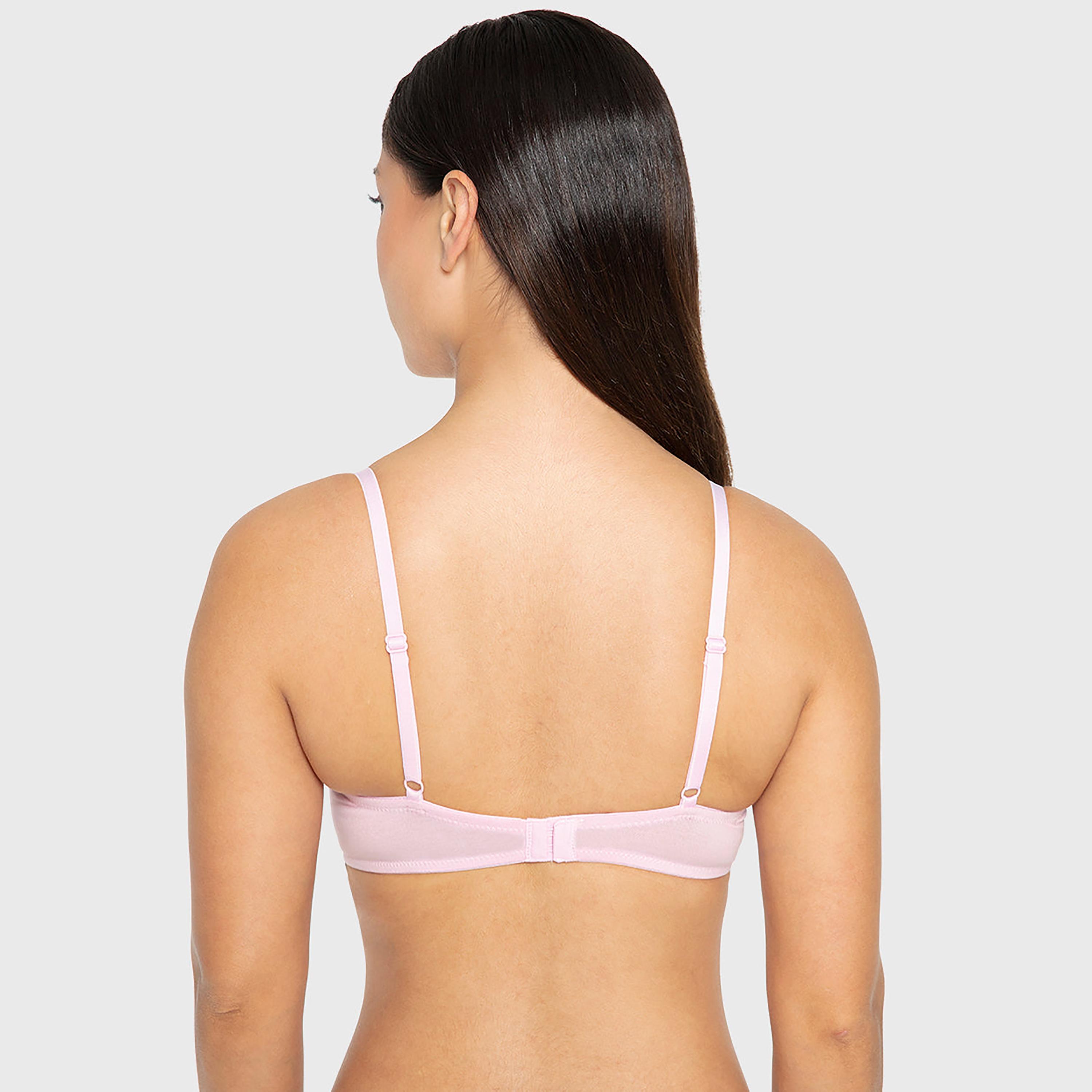 حمالة صدر نسائية بوش أب ريمكس بسلك ودعم متوسط مع حشوة من لا سينزا-women-clothing-lingerie-bras-image-3