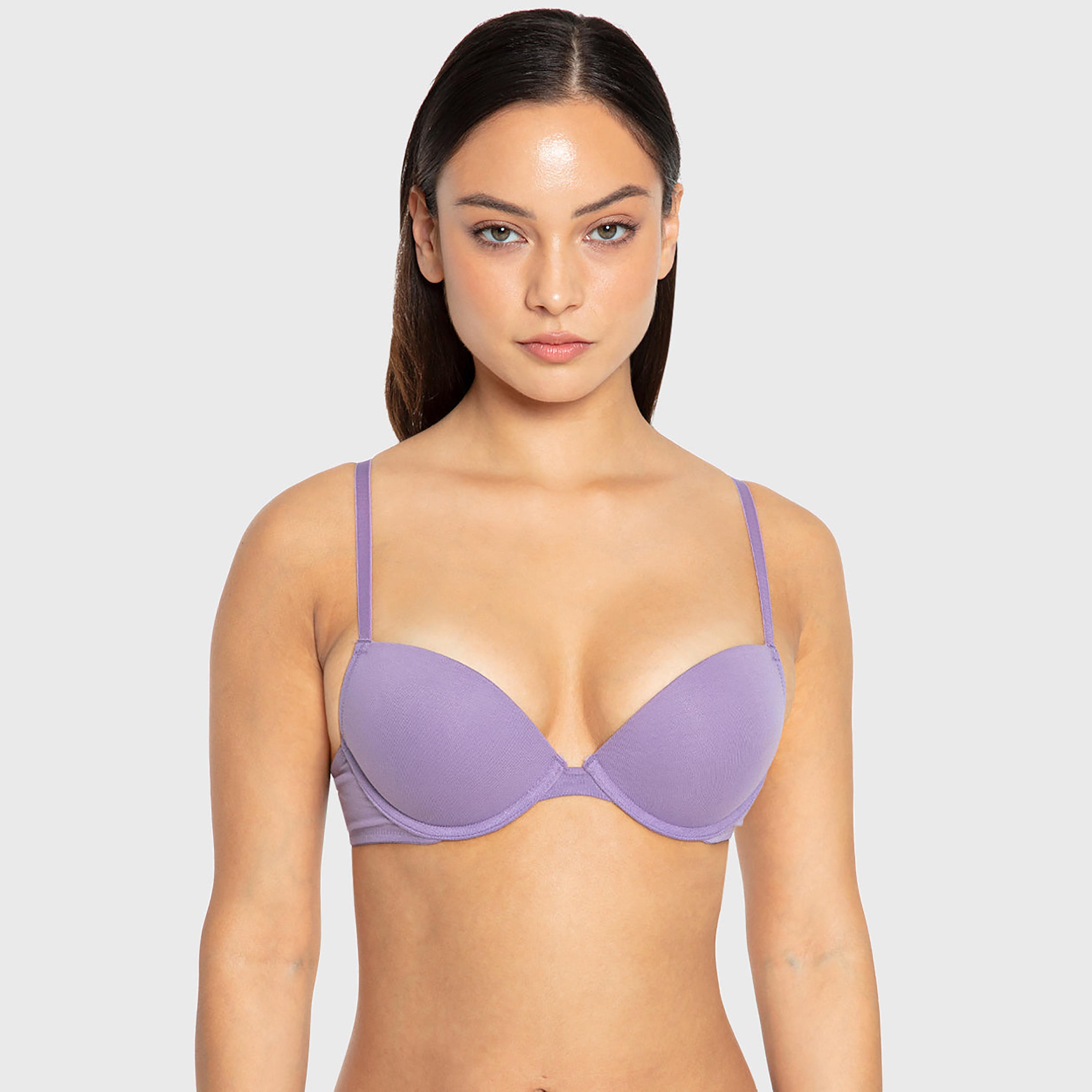 حمالة صدر نسائية "بوش أب" مبطنة بسلك ودعم متوسط "تريند ريمكس" من لا سنزا-women-clothing-lingerie-bras-image-13