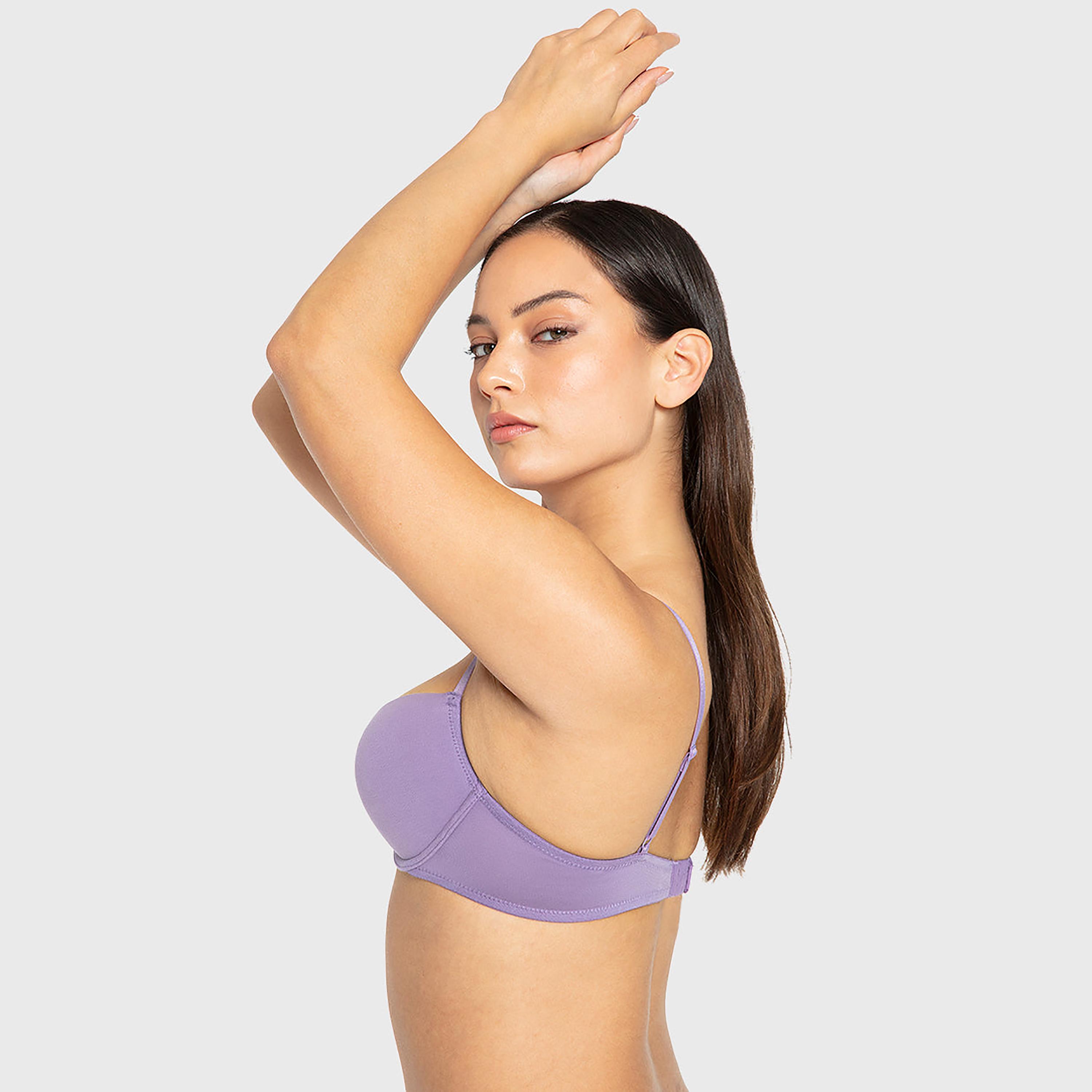 حمالة صدر نسائية "بوش أب" مبطنة بسلك ودعم متوسط "تريند ريمكس" من لا سنزا-women-clothing-lingerie-bras-image-14