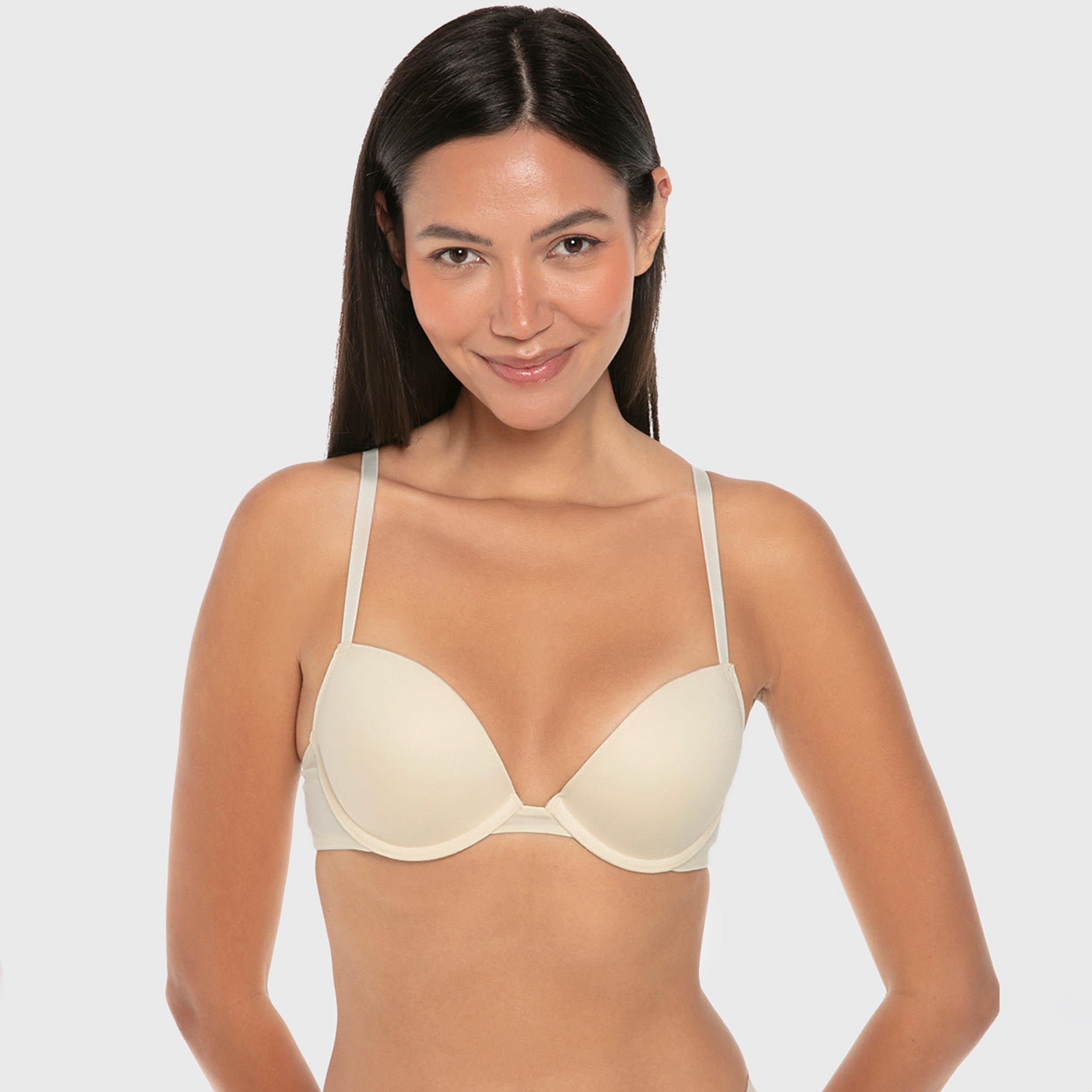 حمالة صدر نسائية "بوش أب" مبطنة بسلك ودعم متوسط "تريند ريمكس" من لا سنزا-women-clothing-lingerie-bras-image-1